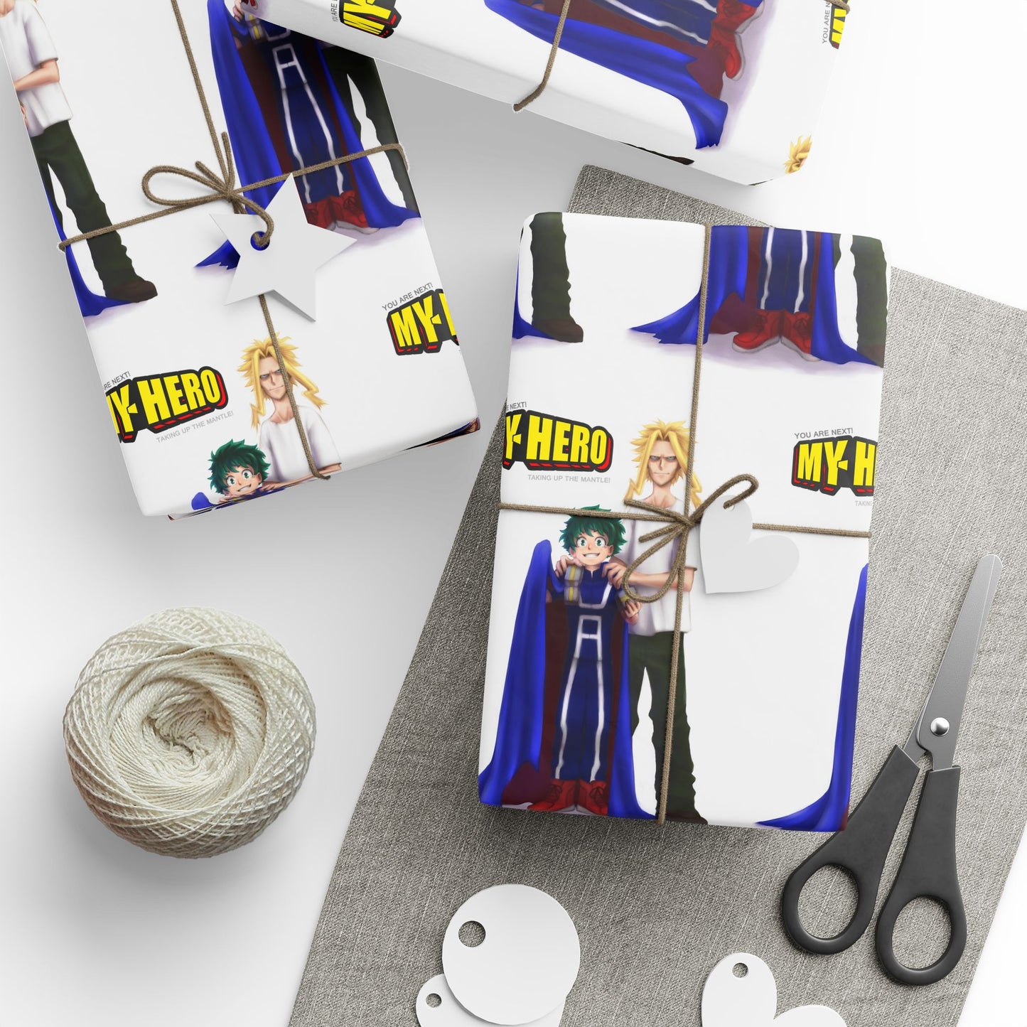 My Hero might Anime Manga Cartoon Christmas Holiday Birthday Present Gift Wrapping Papers