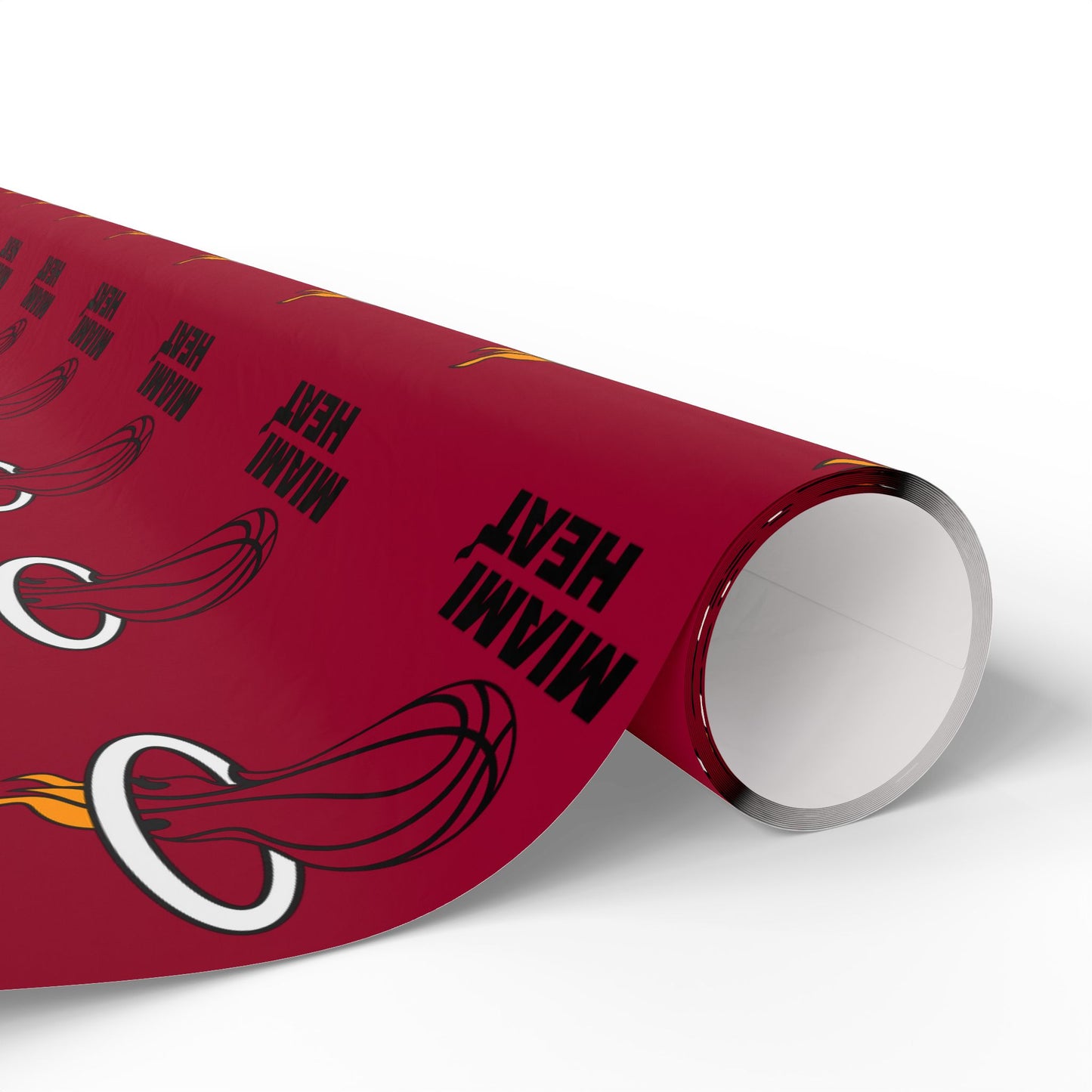 Miami Heat NBA Holiday Gift Wrapping Paper