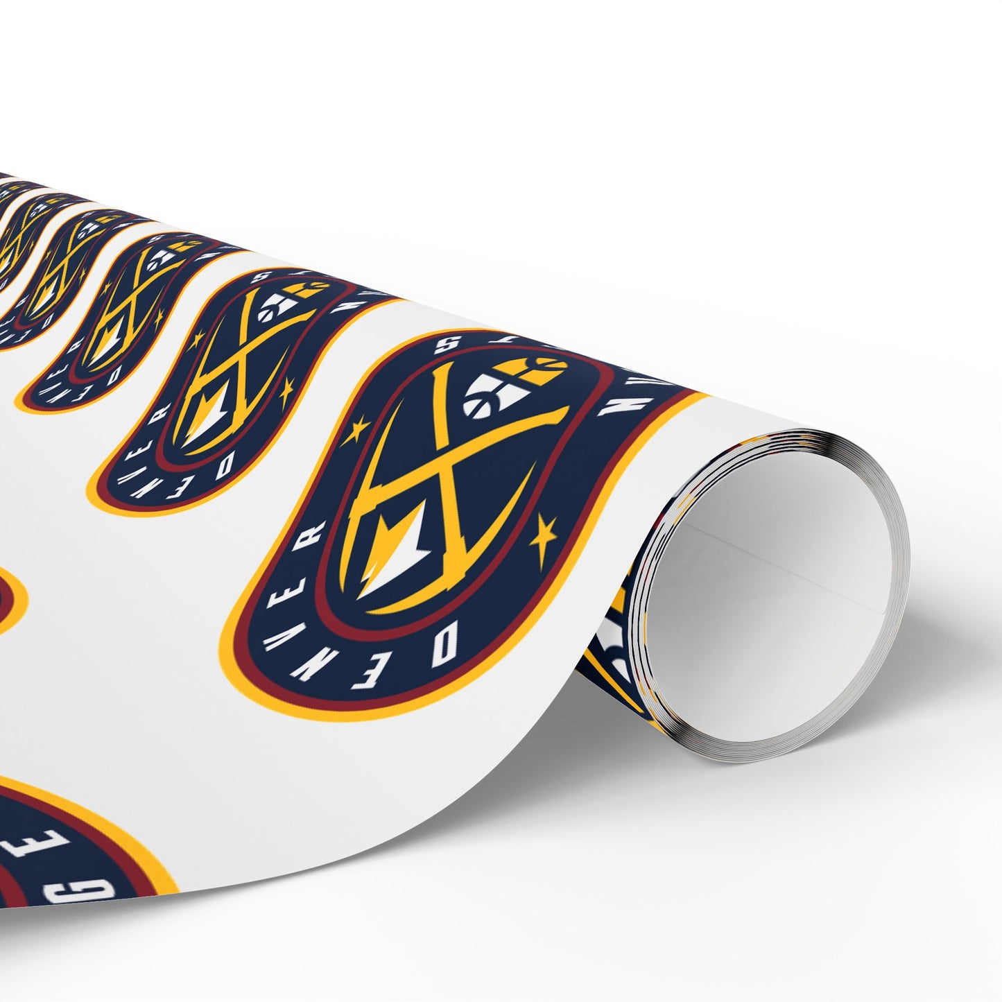Denver Nuggets NBA Holiday Gift Wrapping Paper