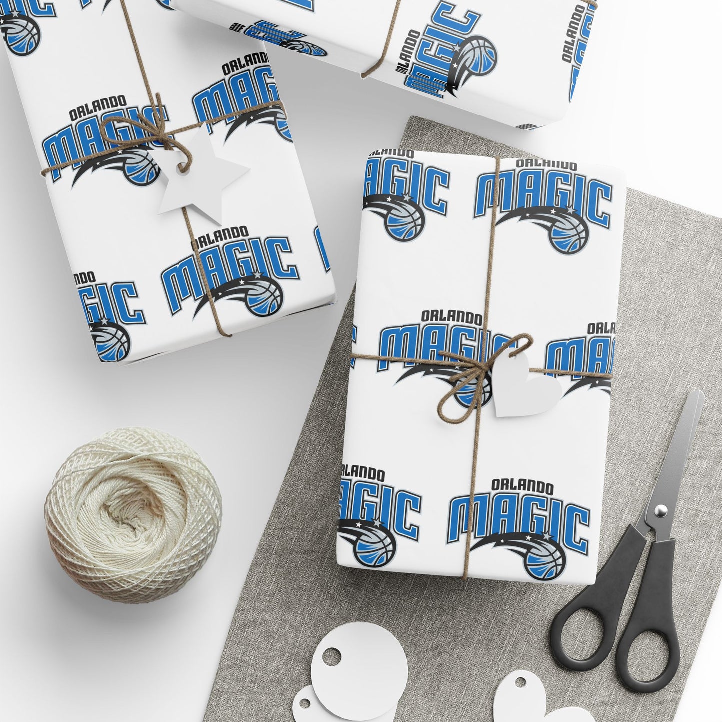 Orlando Magic NBA Holiday Gift Wrapping Paper