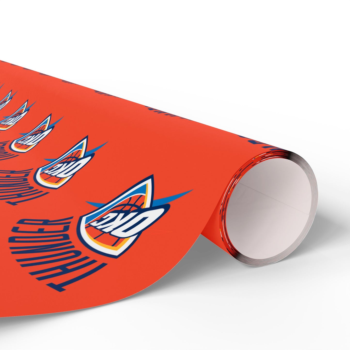 Oklahoma City Thunder NBA Holiday Gift Wrapping Paper