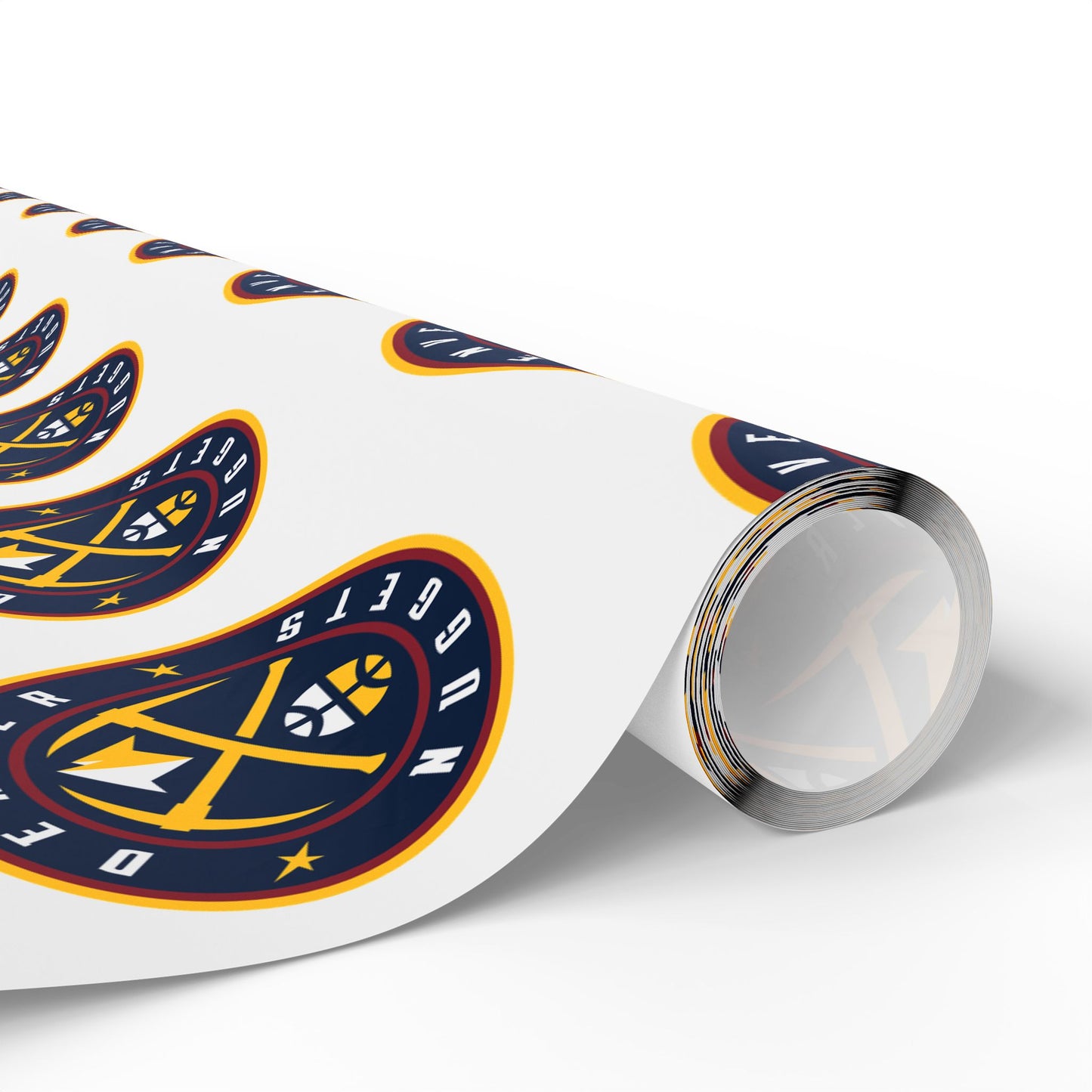 Denver Nuggets NBA Holiday Gift Wrapping Paper