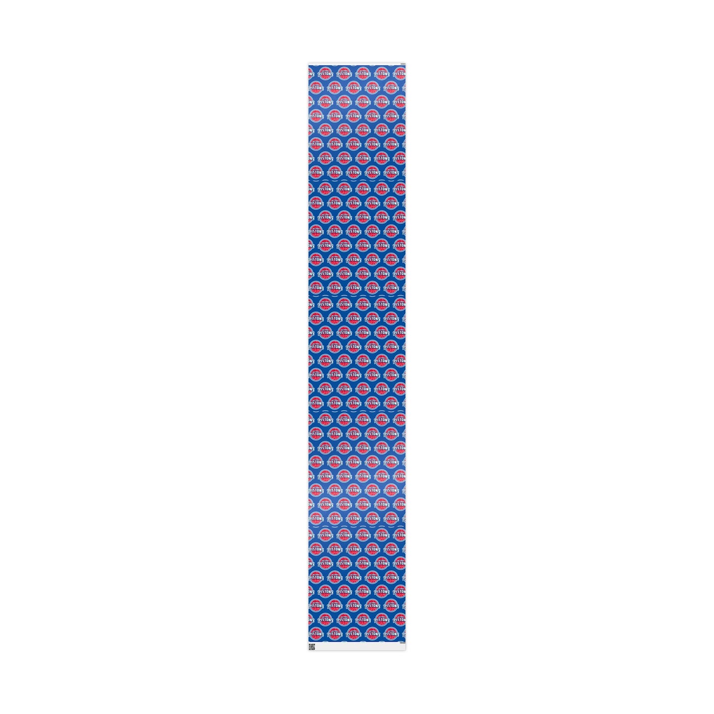 Detroit Pistons NBA Holiday Gift Wrapping Paper