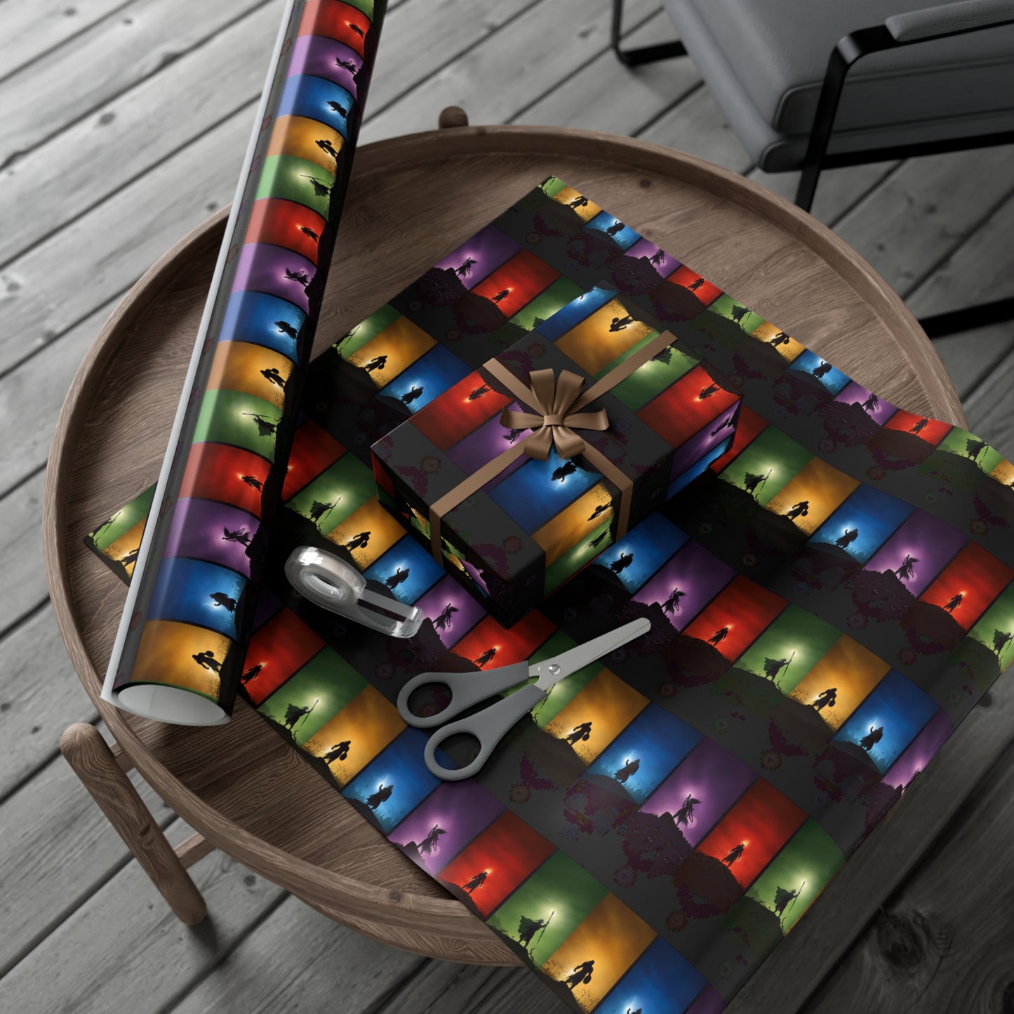 Magic: The Gathering Colors Gift Wrap Holiday Paper