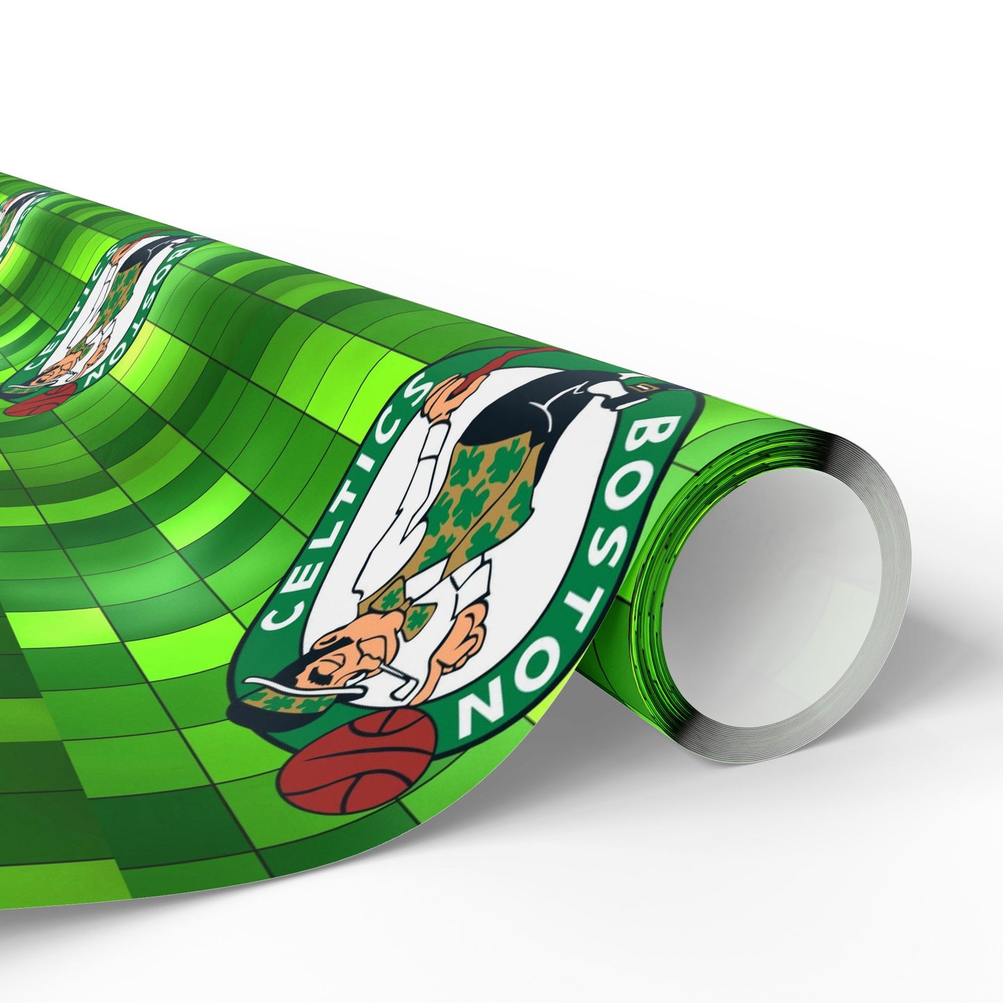 Boston Celtics NBA Holiday Gift Wrapping Paper