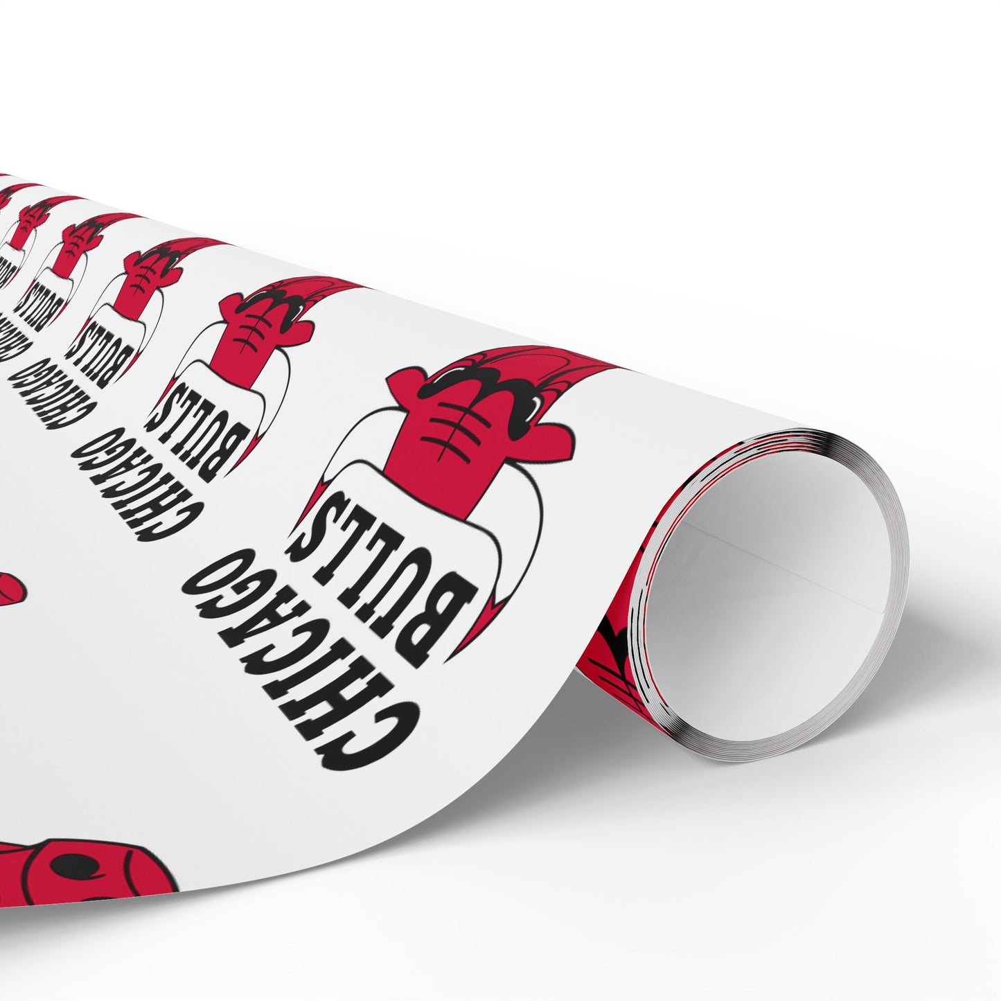 Chicago Bulls NBA Holiday Gift Wrapping Paper