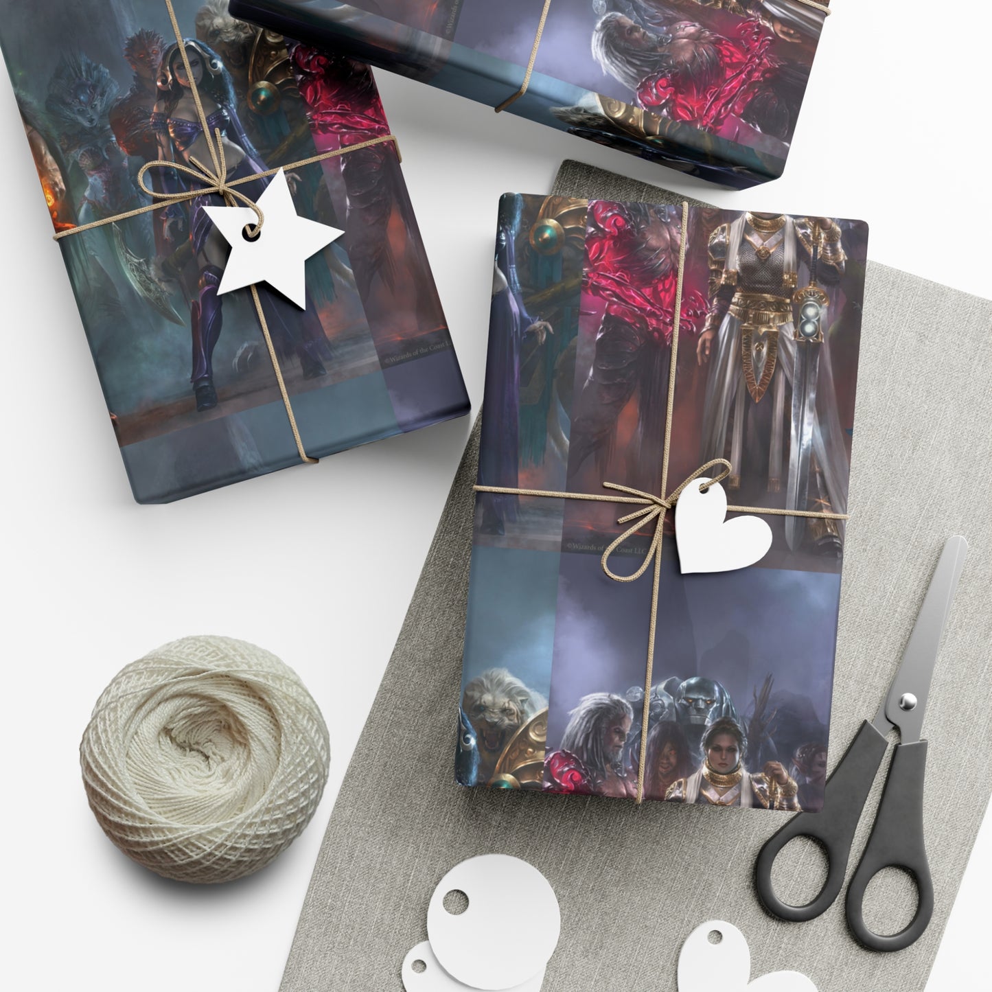 Magic: The Gathering Characters Gift Wrap Holiday Paper