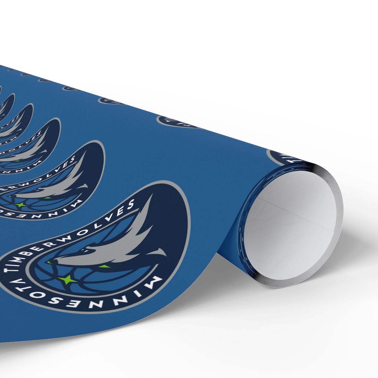 Minnesota Timberwolves NBA Holiday Gift Wrapping Paper
