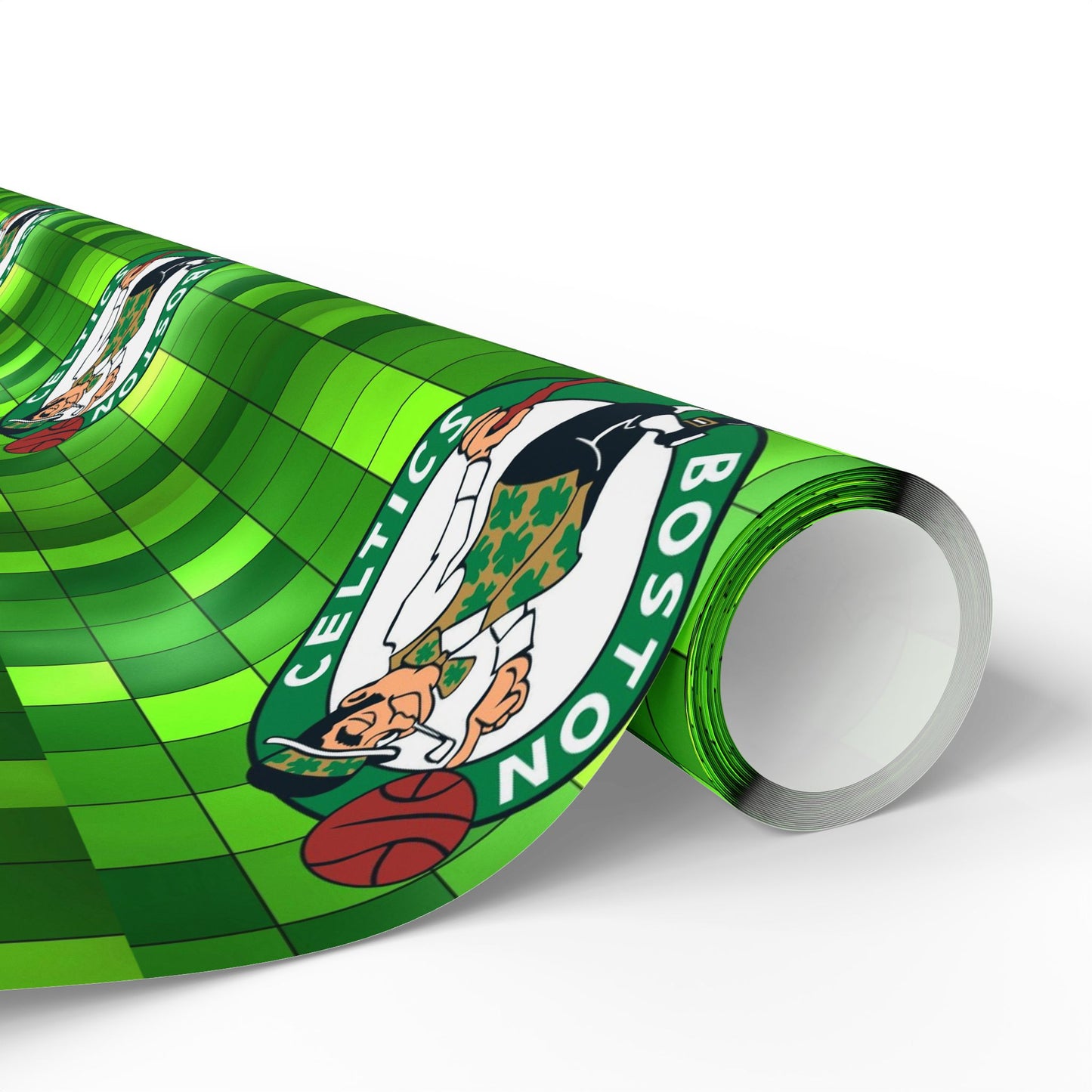 Boston Celtics NBA Holiday Gift Wrapping Paper