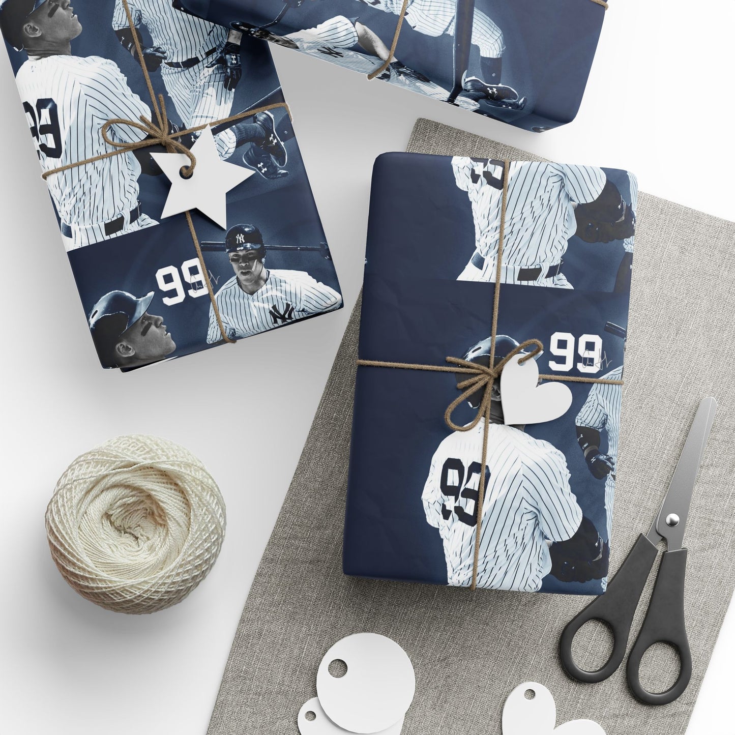 Aaron Judge Yankees MLB Gift Wrapping Paper