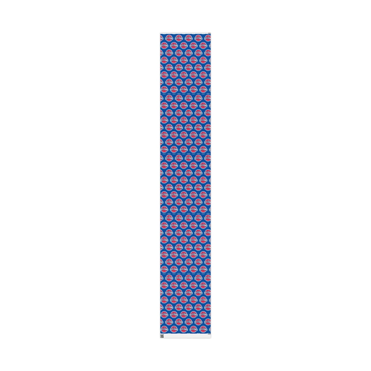 Detroit Pistons NBA Holiday Gift Wrapping Paper