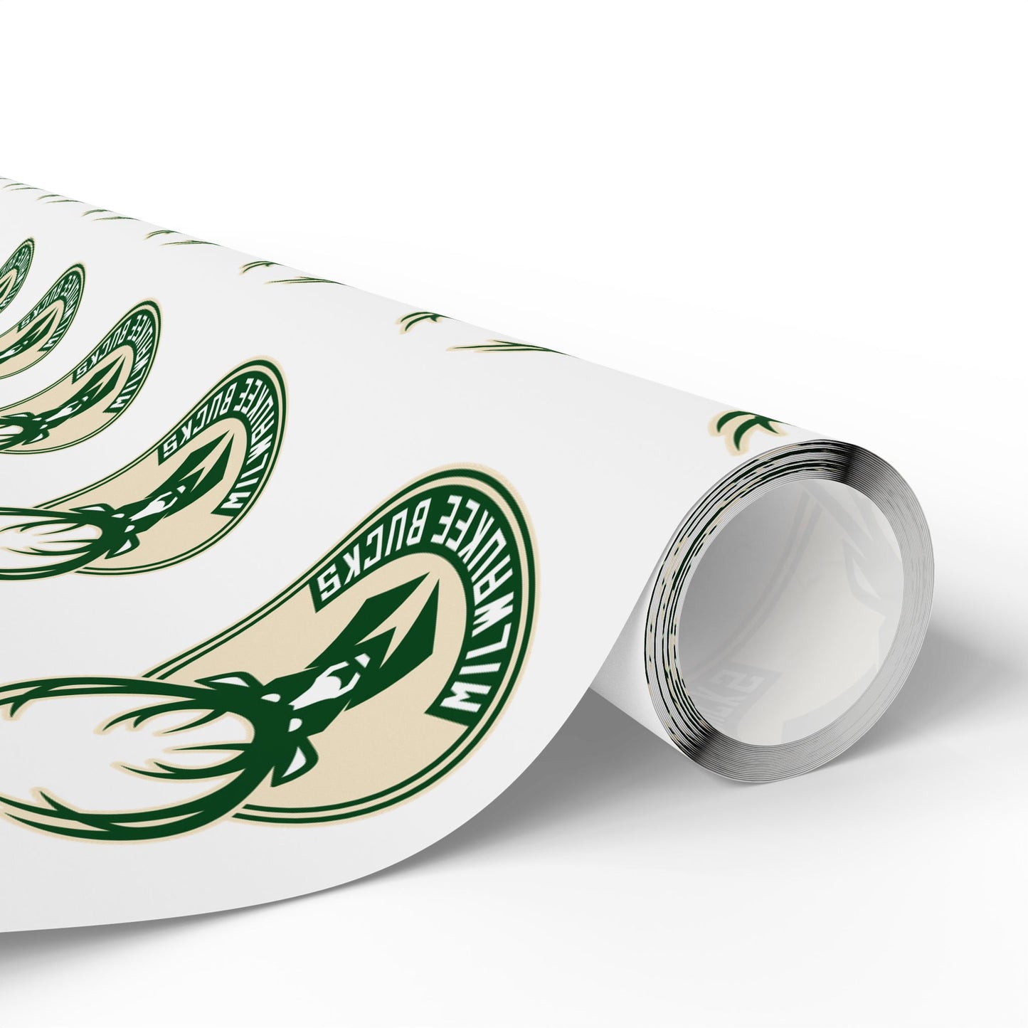 Milwaukee Bucks NBA Holiday Gift Wrapping Paper