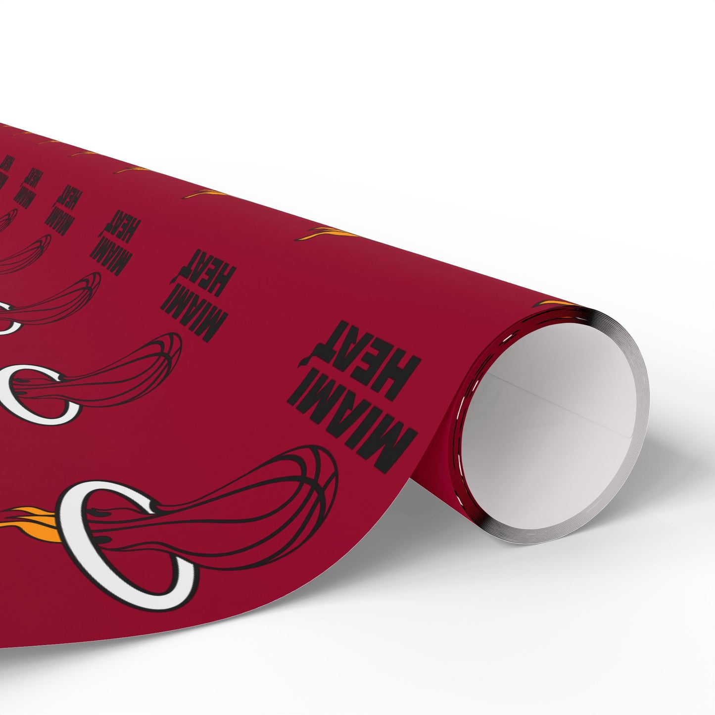 Miami Heat NBA Holiday Gift Wrapping Paper