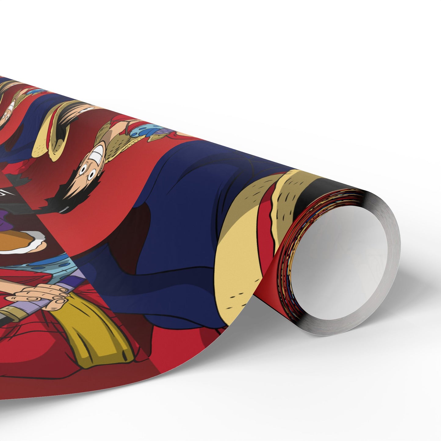 Monkey Luffy Red and Blue Gift Wrapping Papers