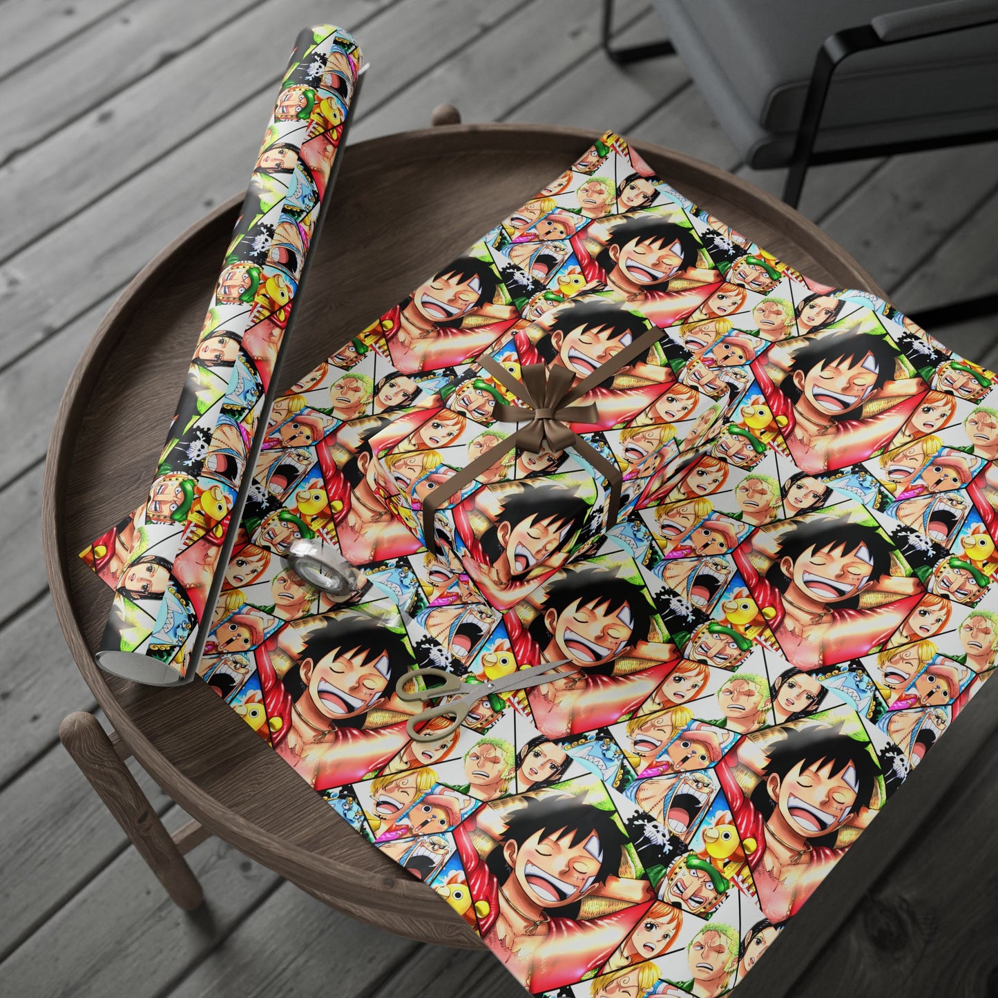 One Piece Anime Cartoon Gift Wrapping Papers