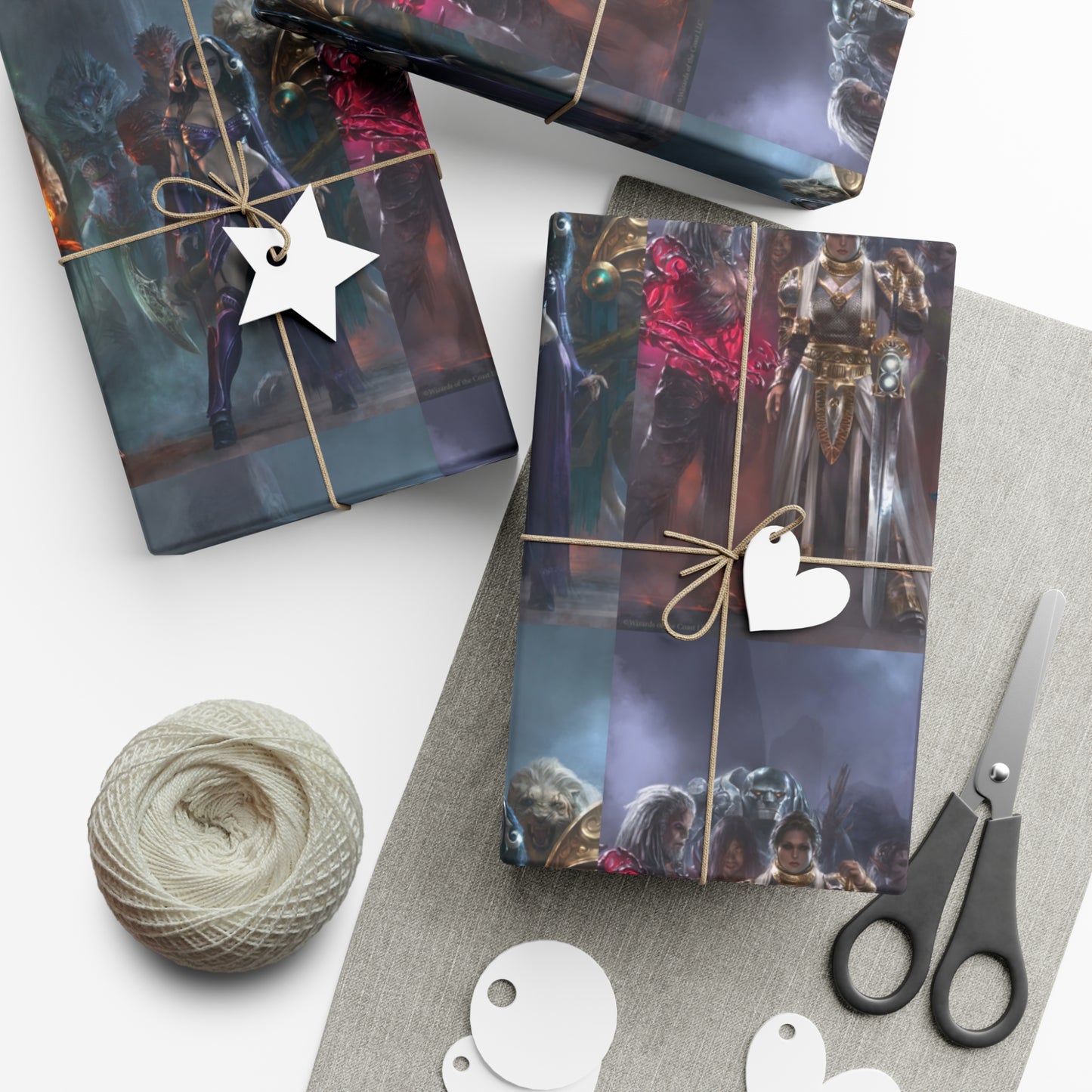 Magic: The Gathering Characters Gift Wrap Holiday Paper