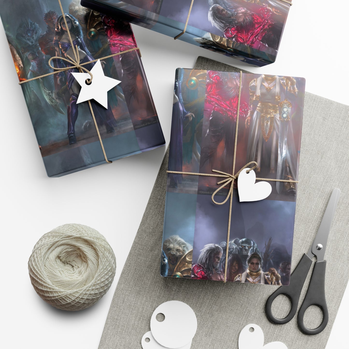 Magic: The Gathering Characters Gift Wrap Holiday Paper