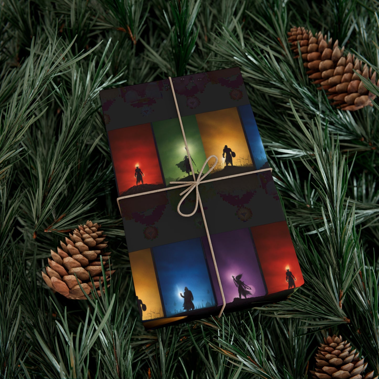 Magic: The Gathering Colors Gift Wrap Holiday Paper