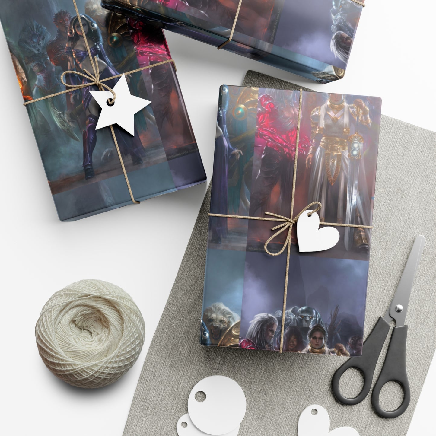 Magic: The Gathering Characters Gift Wrap Holiday Paper
