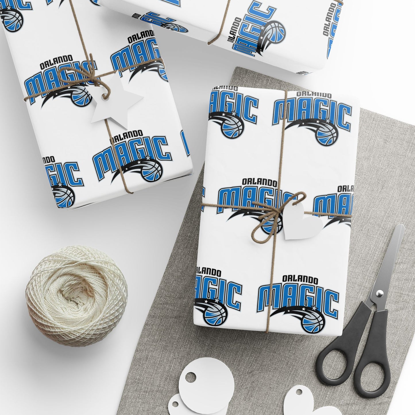 Orlando Magic NBA Holiday Gift Wrapping Paper