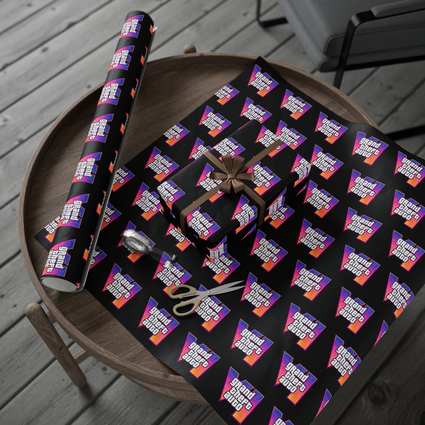 GTA VI 6 PS Game Gift Wrapping Paper
