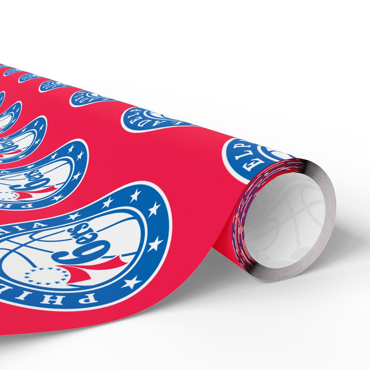 Philadelphia 76ers NBA Holiday Gift Wrapping Paper