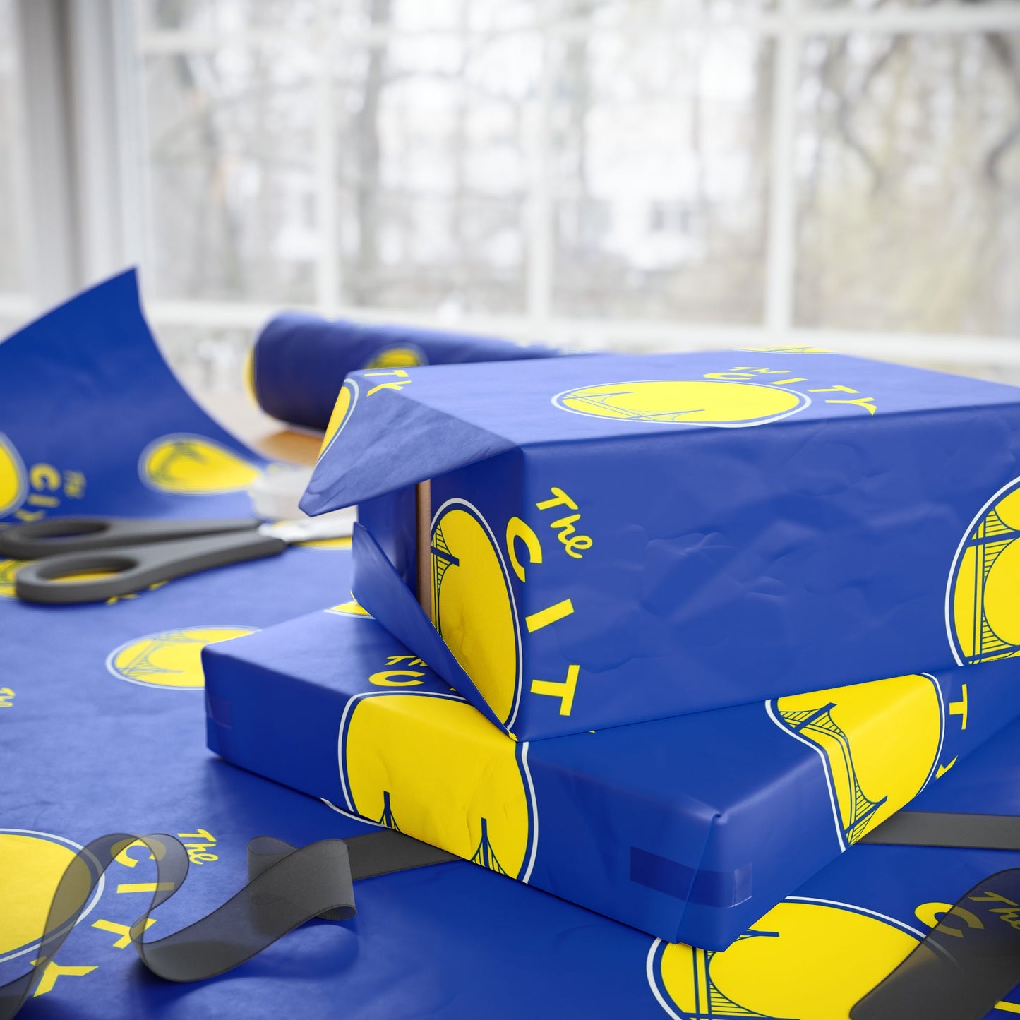 Golden State Warriors The CITY NBA Gift Wrapping Paper