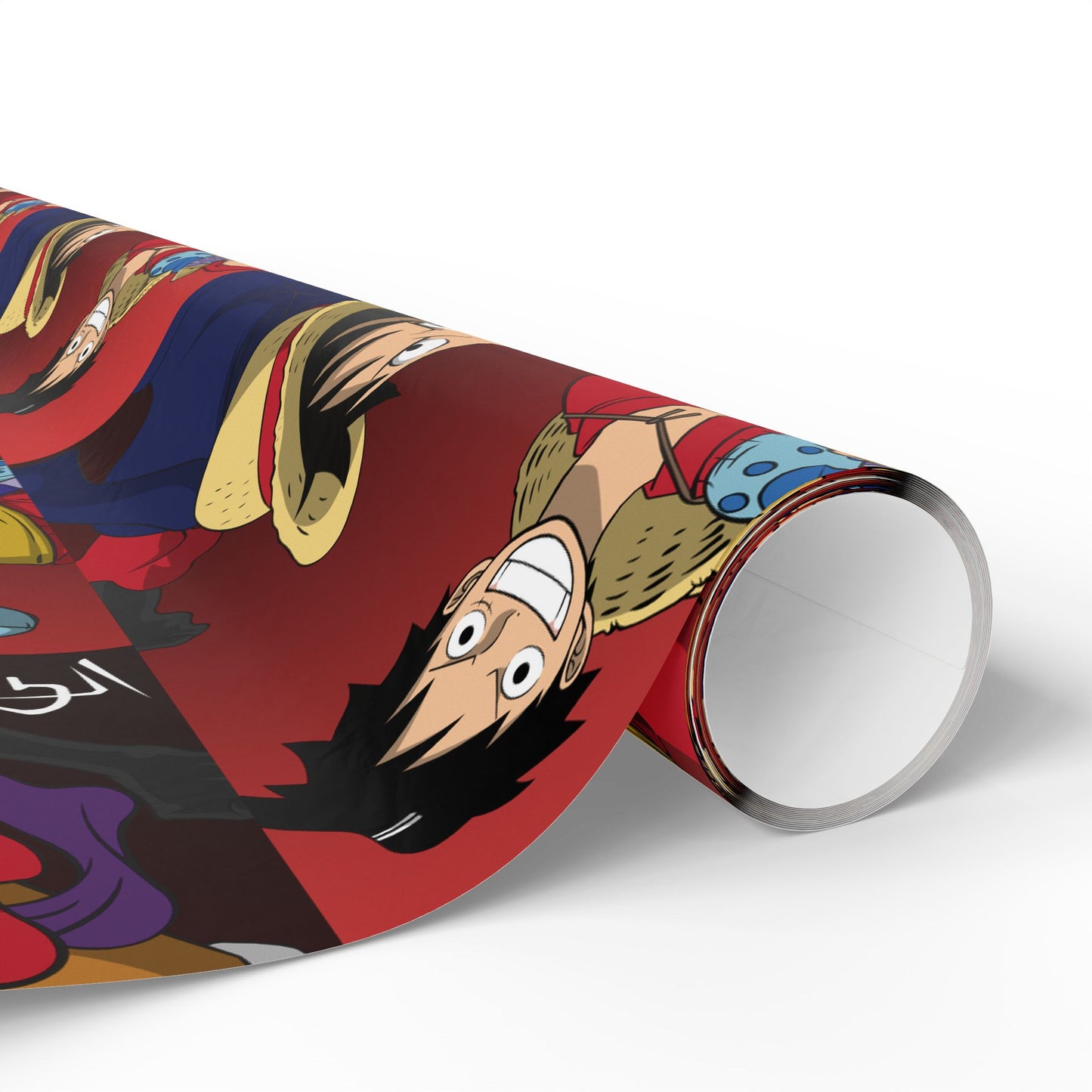 Monkey Luffy Red and Blue Gift Wrapping Papers