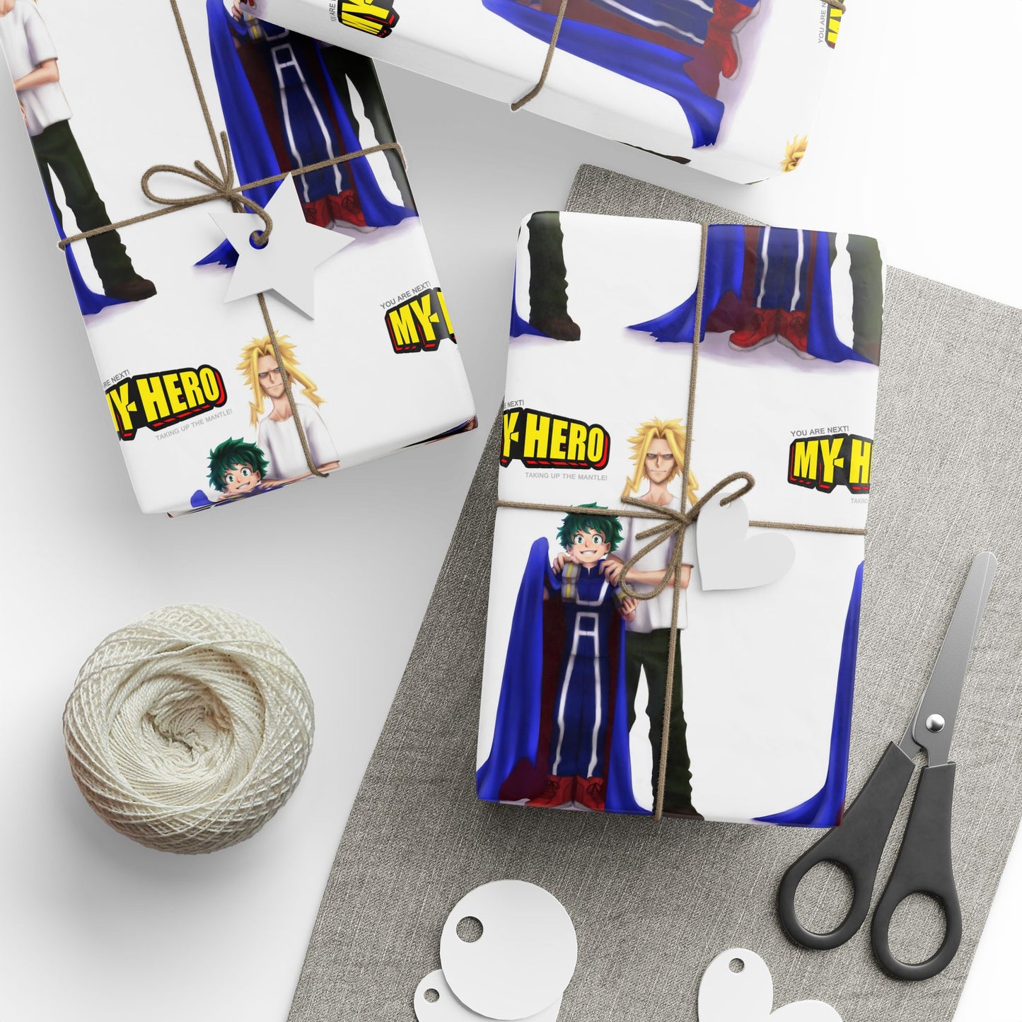 My Hero might Anime Manga Cartoon Christmas Holiday Birthday Present Gift Wrapping Papers