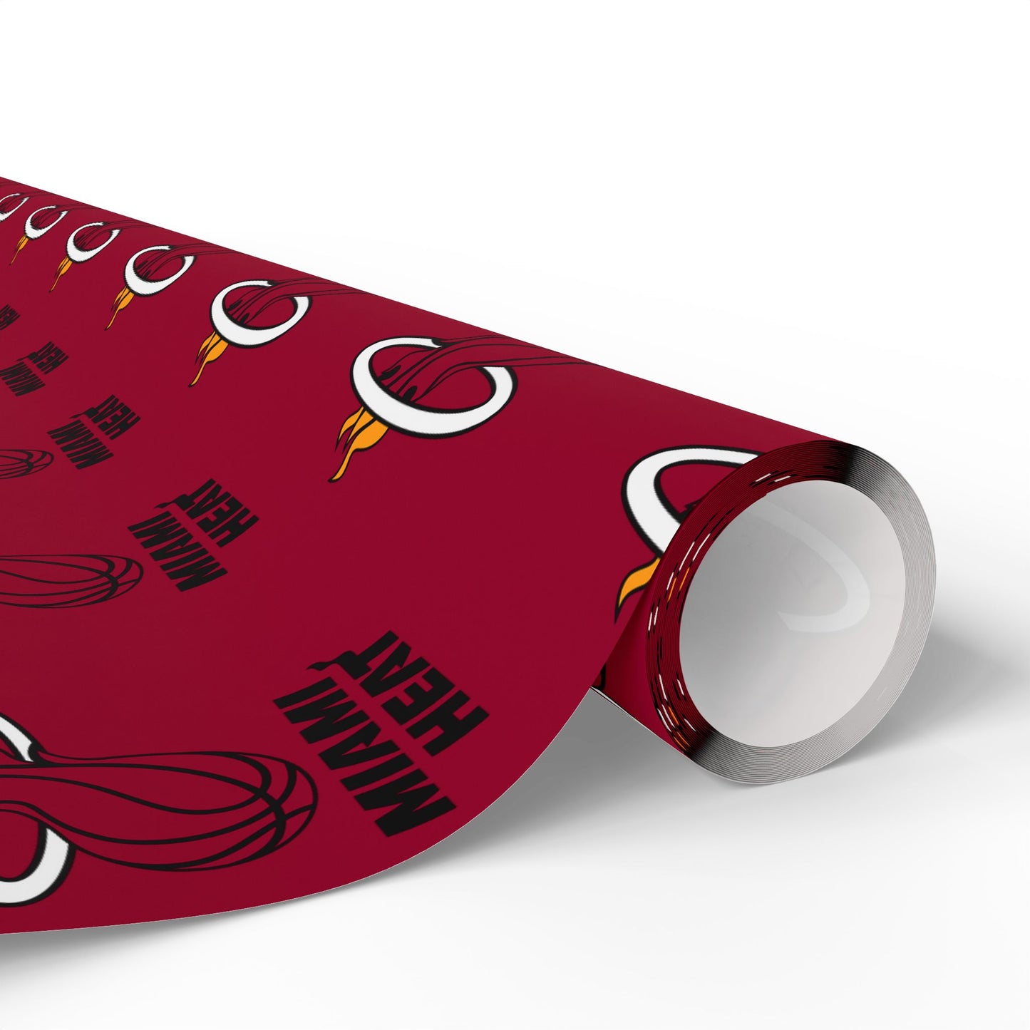 Miami Heat NBA Holiday Gift Wrapping Paper