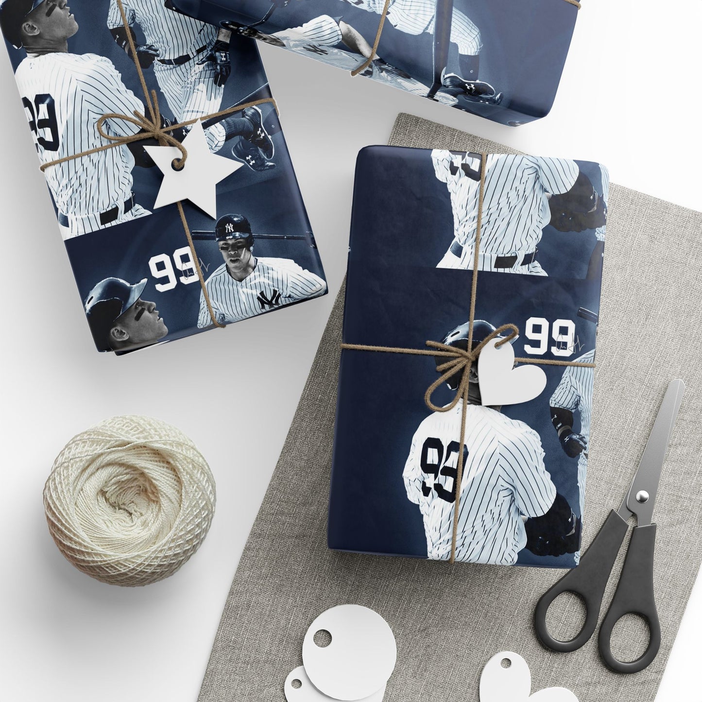 Aaron Judge Yankees MLB Gift Wrapping Paper