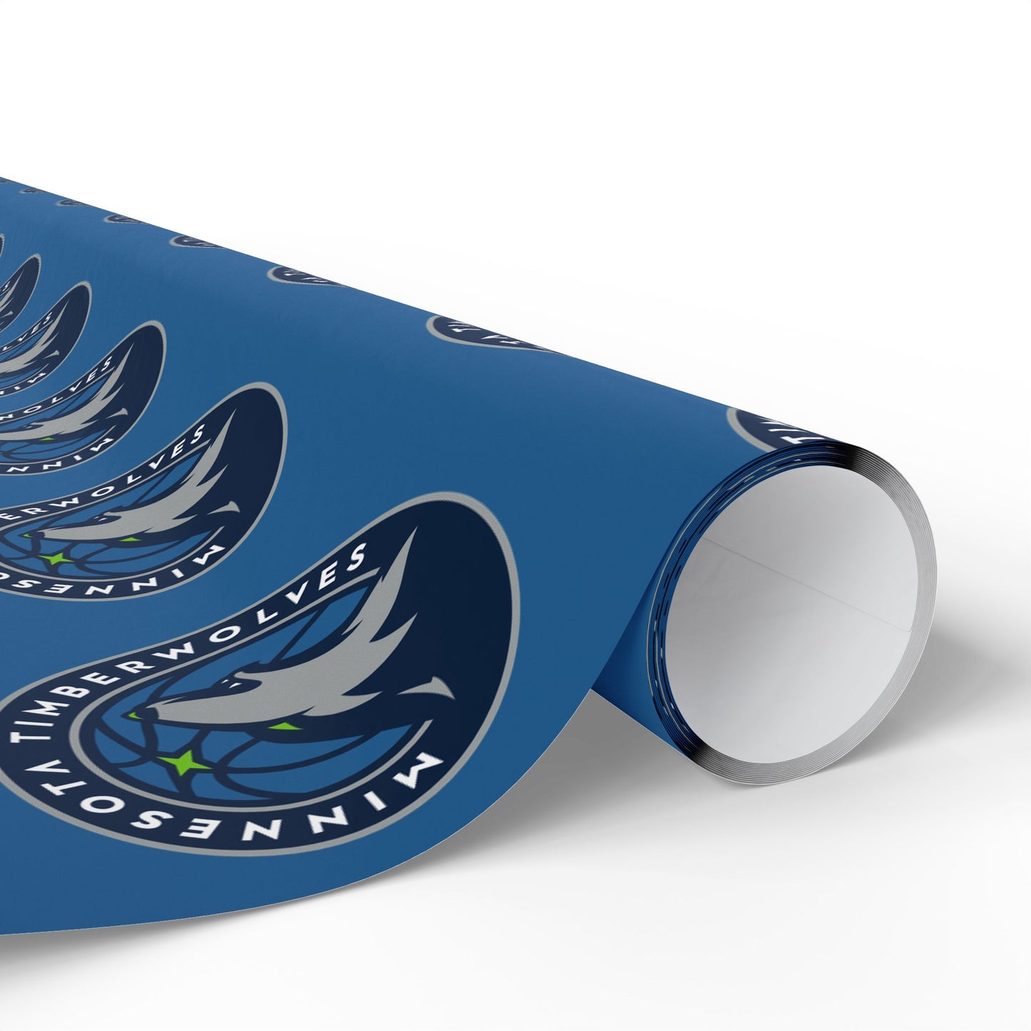 Minnesota Timberwolves NBA Holiday Gift Wrapping Paper