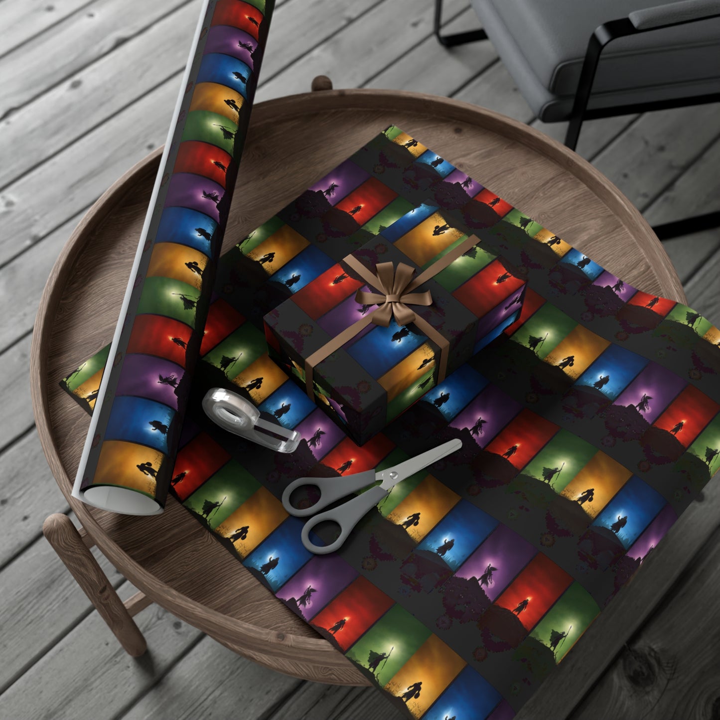 Magic: The Gathering Colors Gift Wrap Holiday Paper