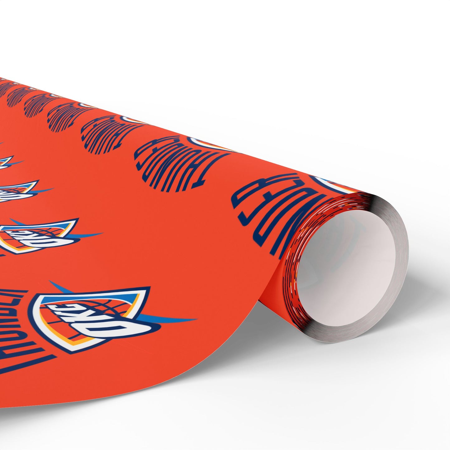 Oklahoma City Thunder NBA Holiday Gift Wrapping Paper
