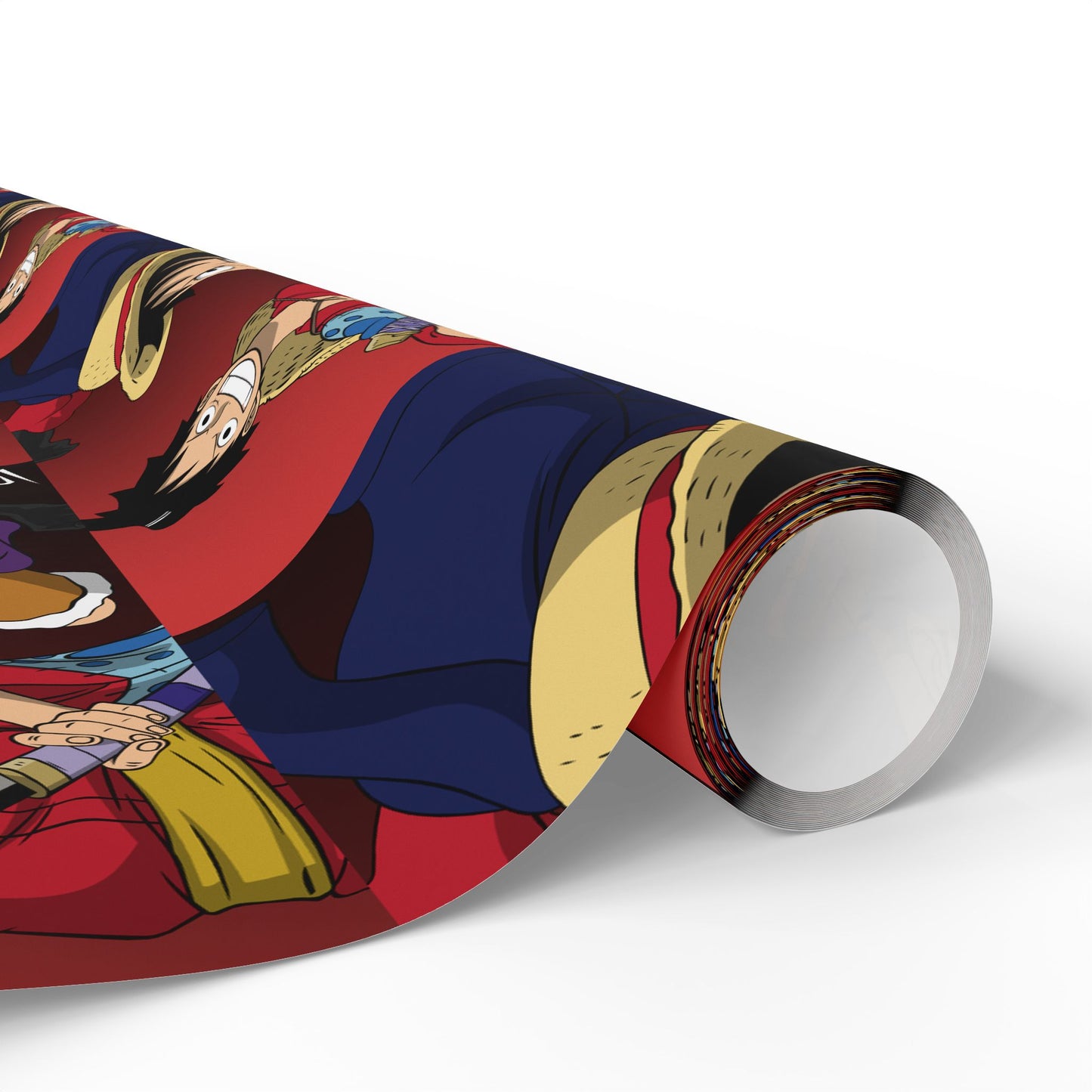 Monkey Luffy Red and Blue Gift Wrapping Papers
