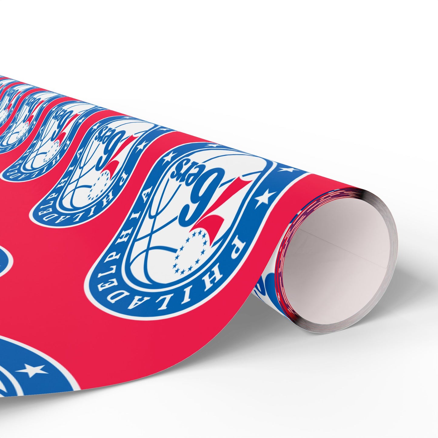 Philadelphia 76ers NBA Holiday Gift Wrapping Paper