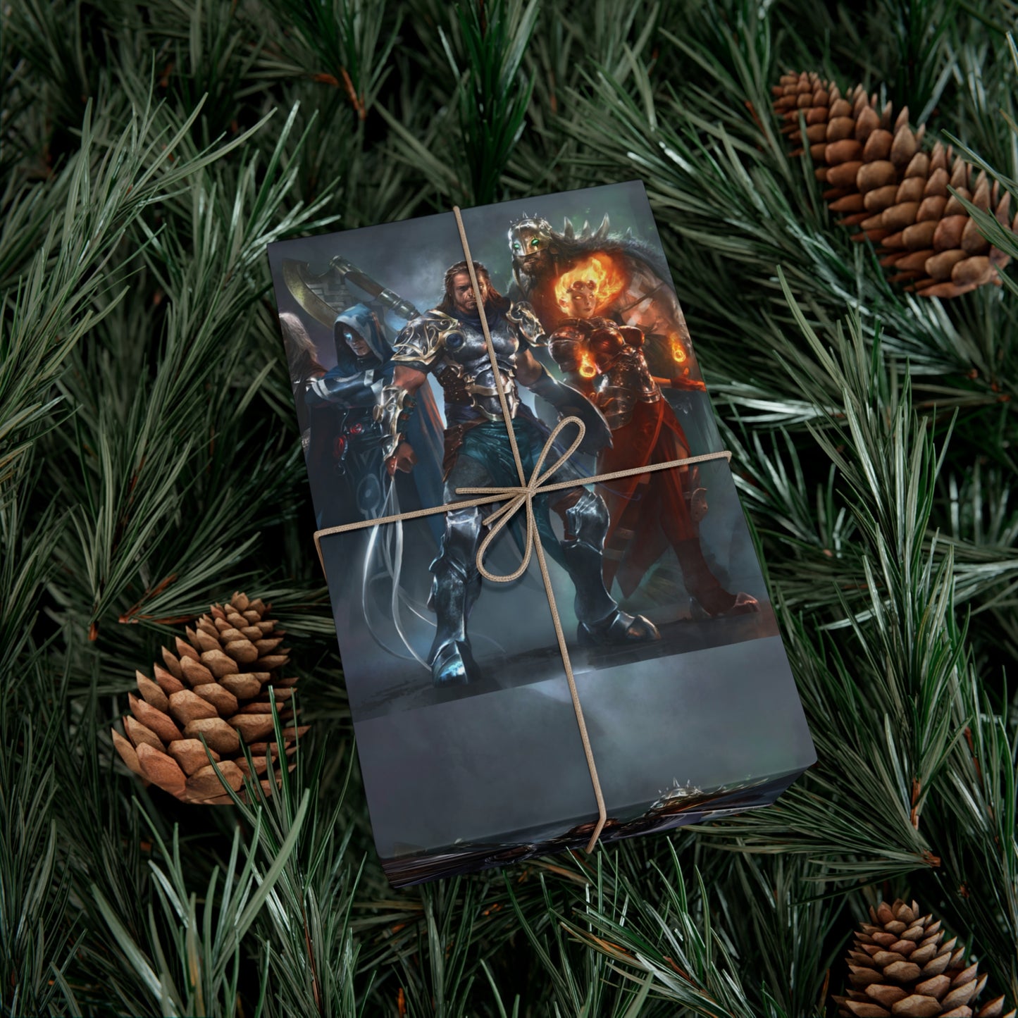 Magic: The Gathering Characters Gift Wrap Holiday Paper