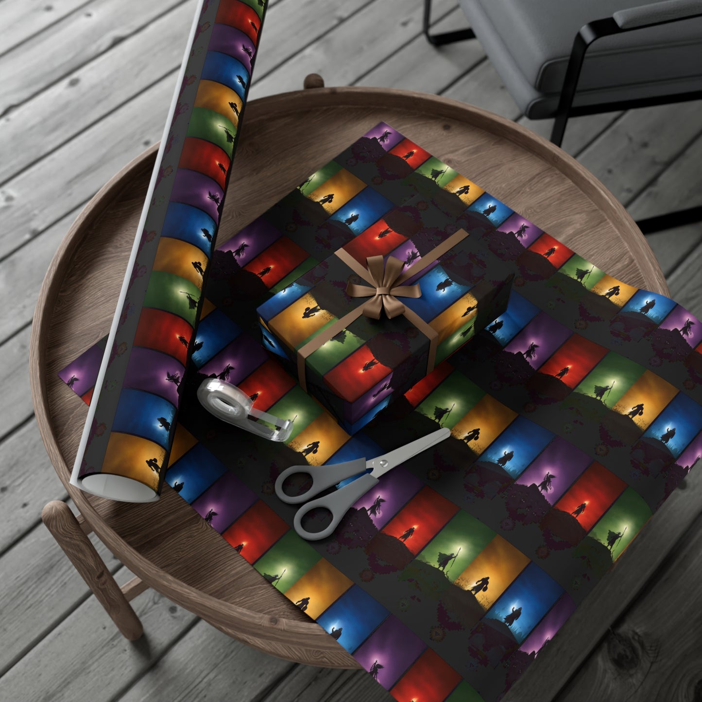 Magic: The Gathering Colors Gift Wrap Holiday Paper