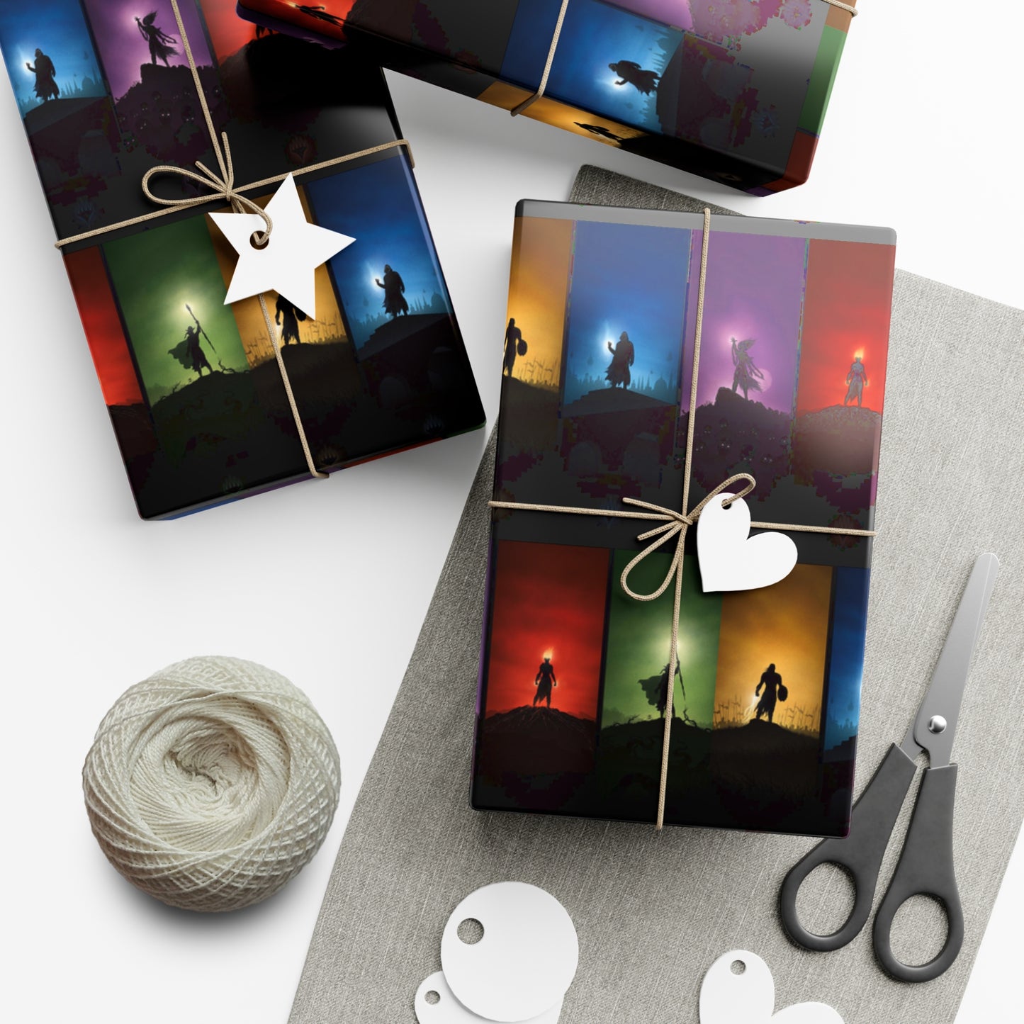 Magic: The Gathering Colors Gift Wrap Holiday Paper