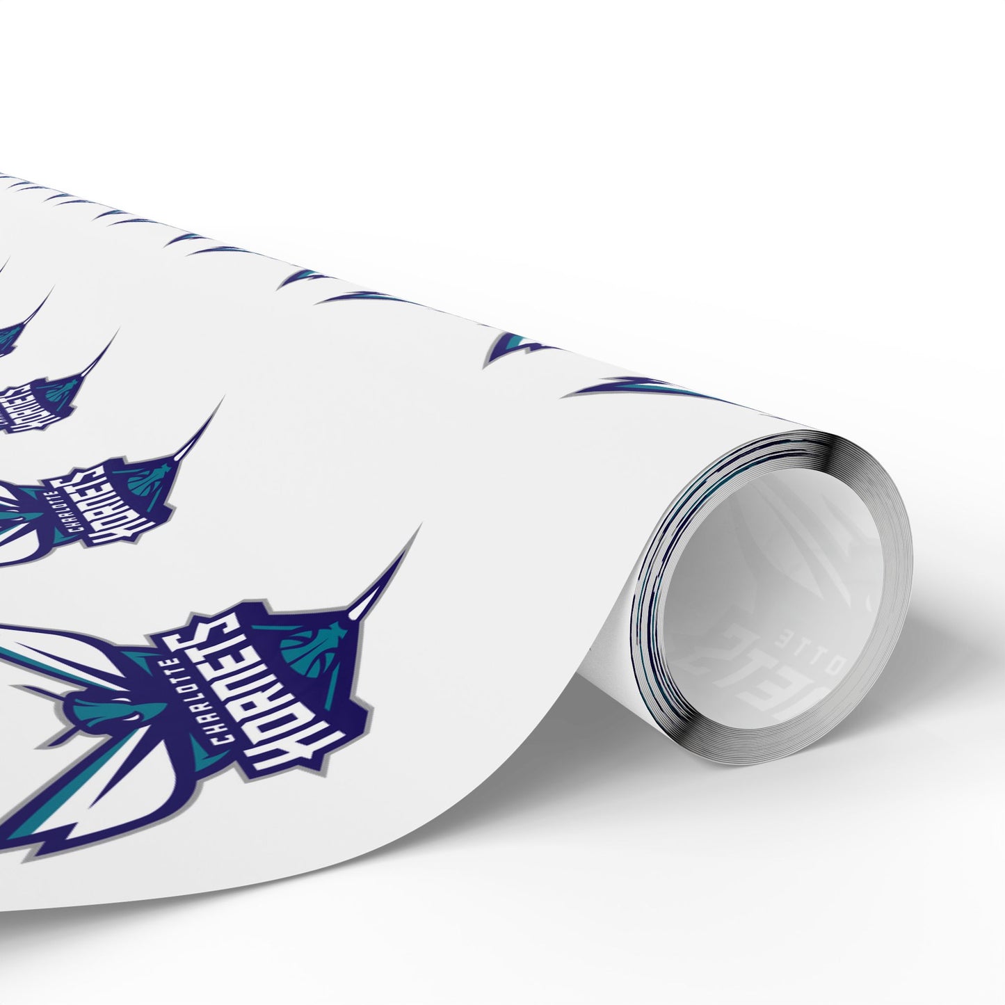 Charlotte Hornets NBA Holiday Gift Wrapping Paper