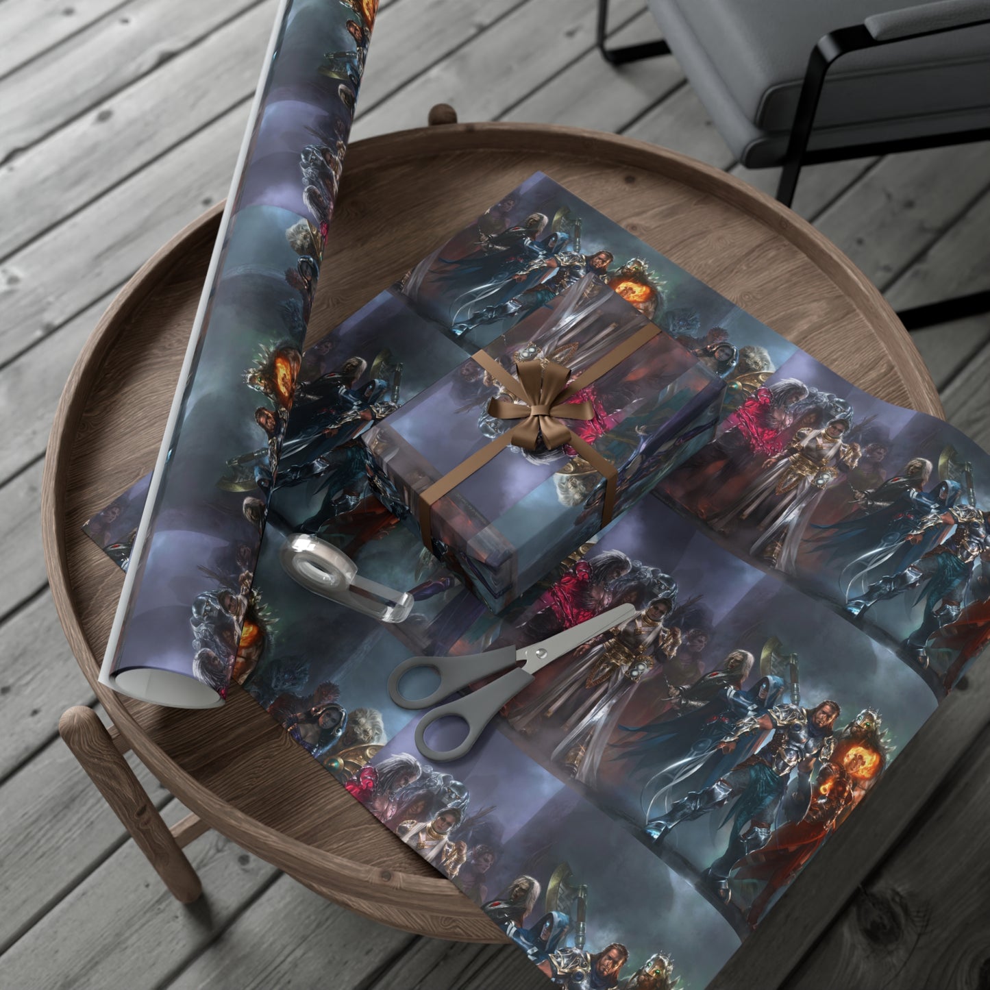 Magic: The Gathering Characters Gift Wrap Holiday Paper
