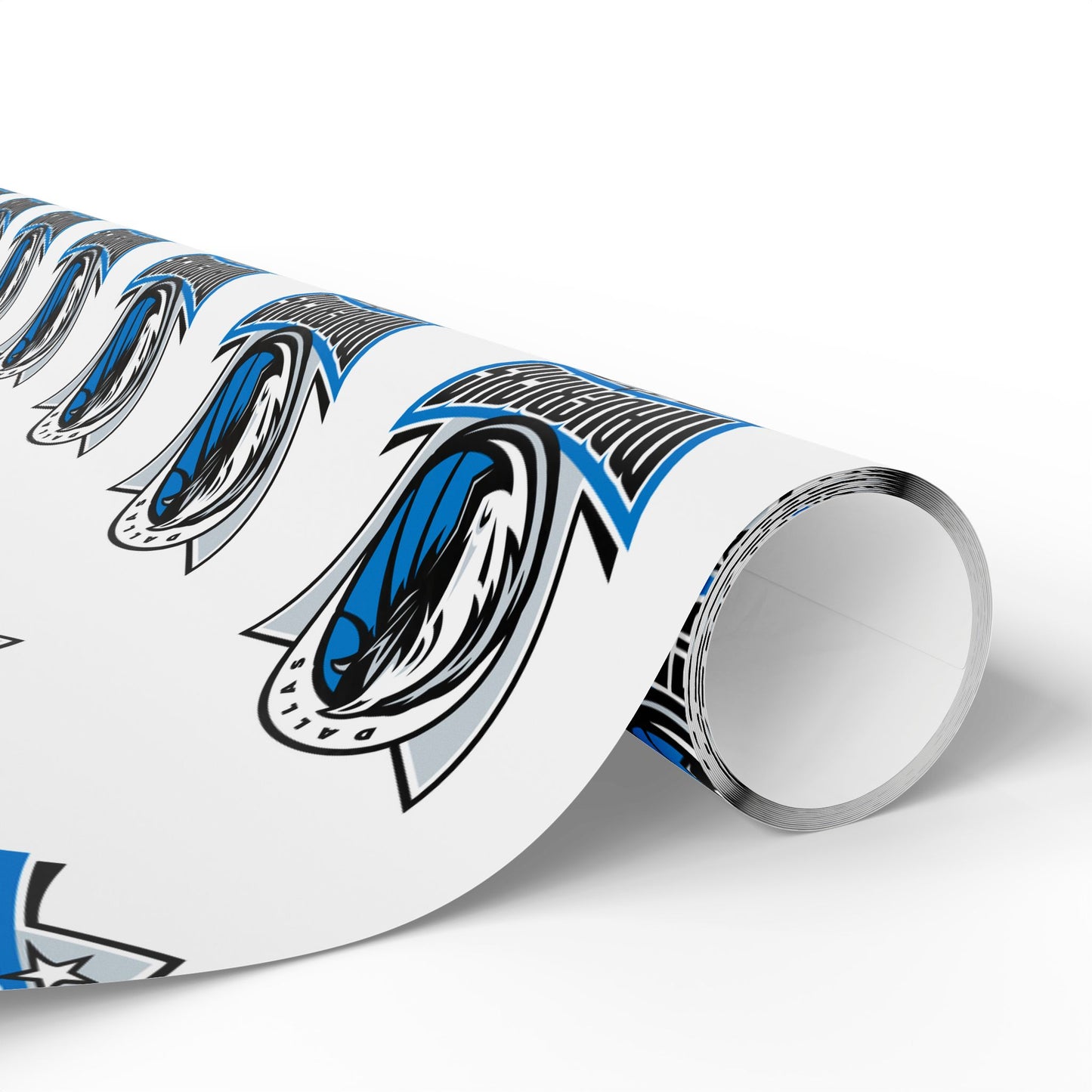 Dallas Mavericks NBA Holiday Gift Wrapping Paper
