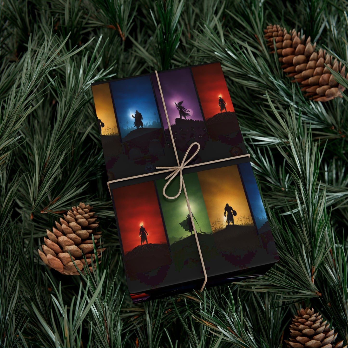 Magic: The Gathering Colors Gift Wrap Holiday Paper