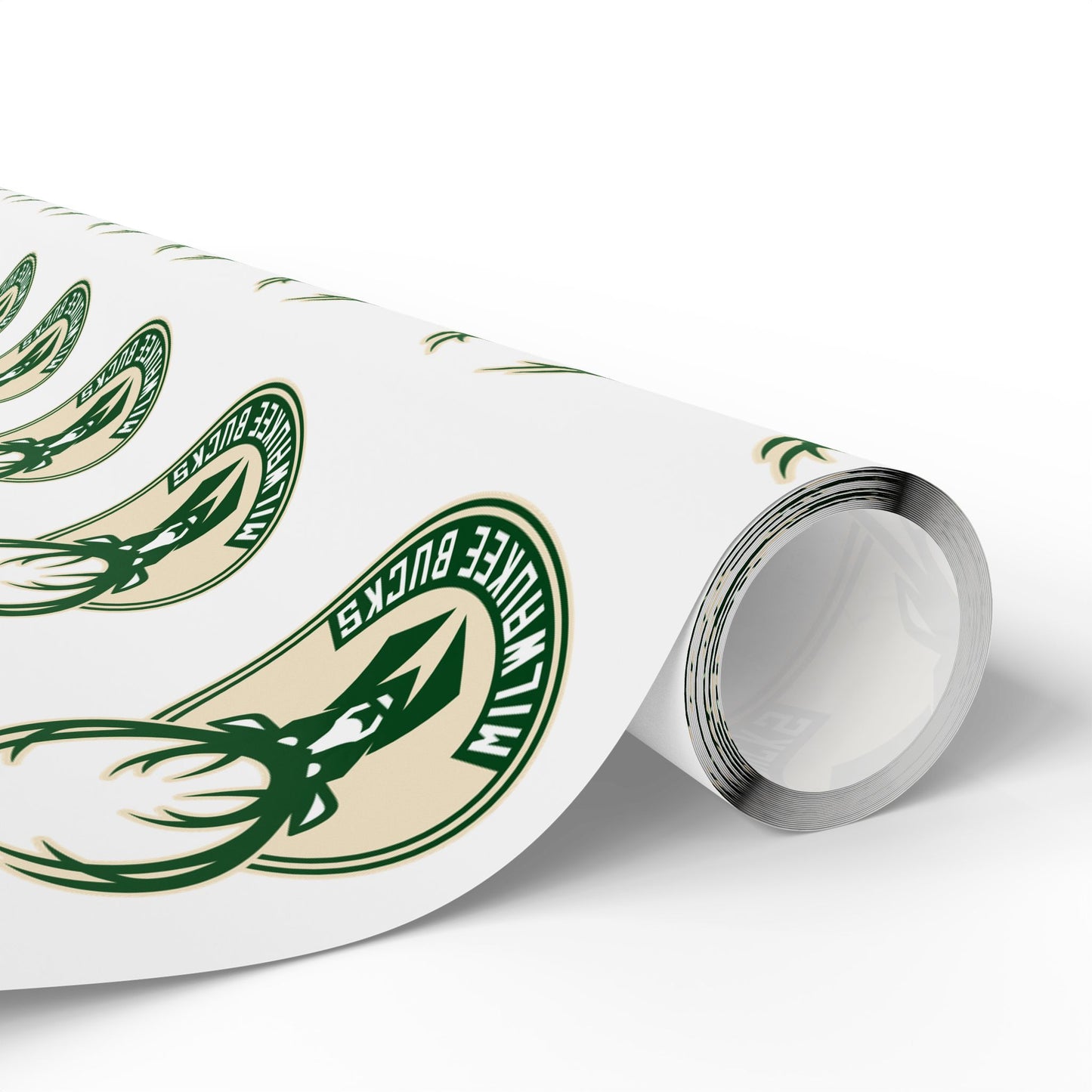 Milwaukee Bucks NBA Holiday Gift Wrapping Paper