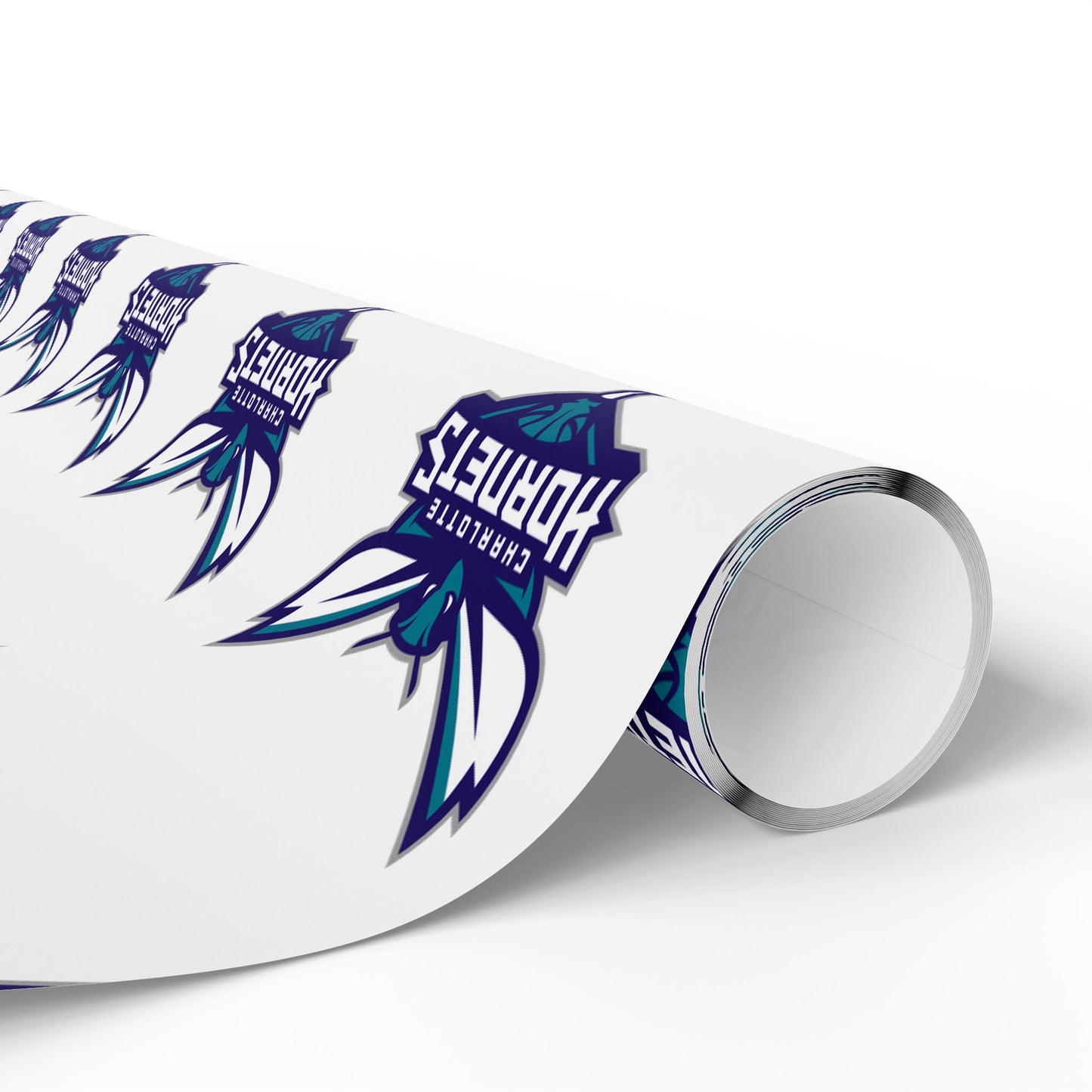 Charlotte Hornets NBA Holiday Gift Wrapping Paper