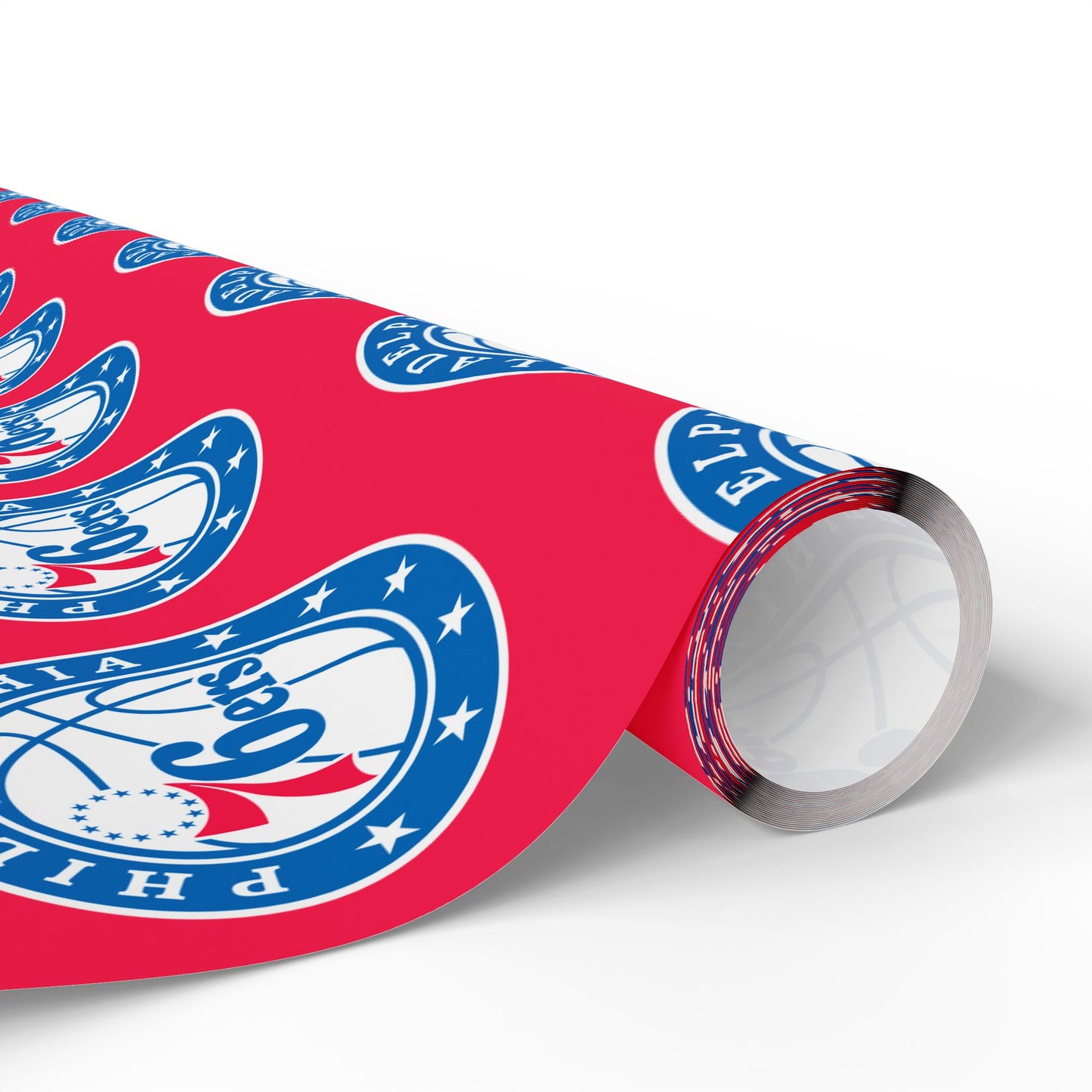 Philadelphia 76ers NBA Holiday Gift Wrapping Paper
