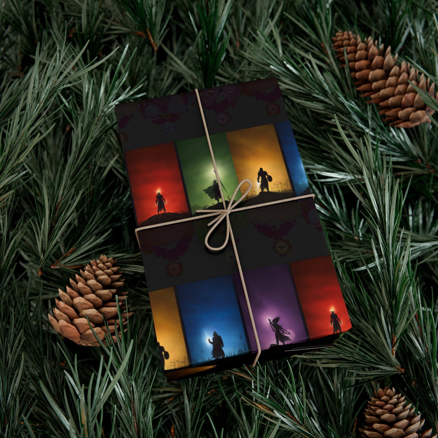 Magic: The Gathering Colors Gift Wrap Holiday Paper