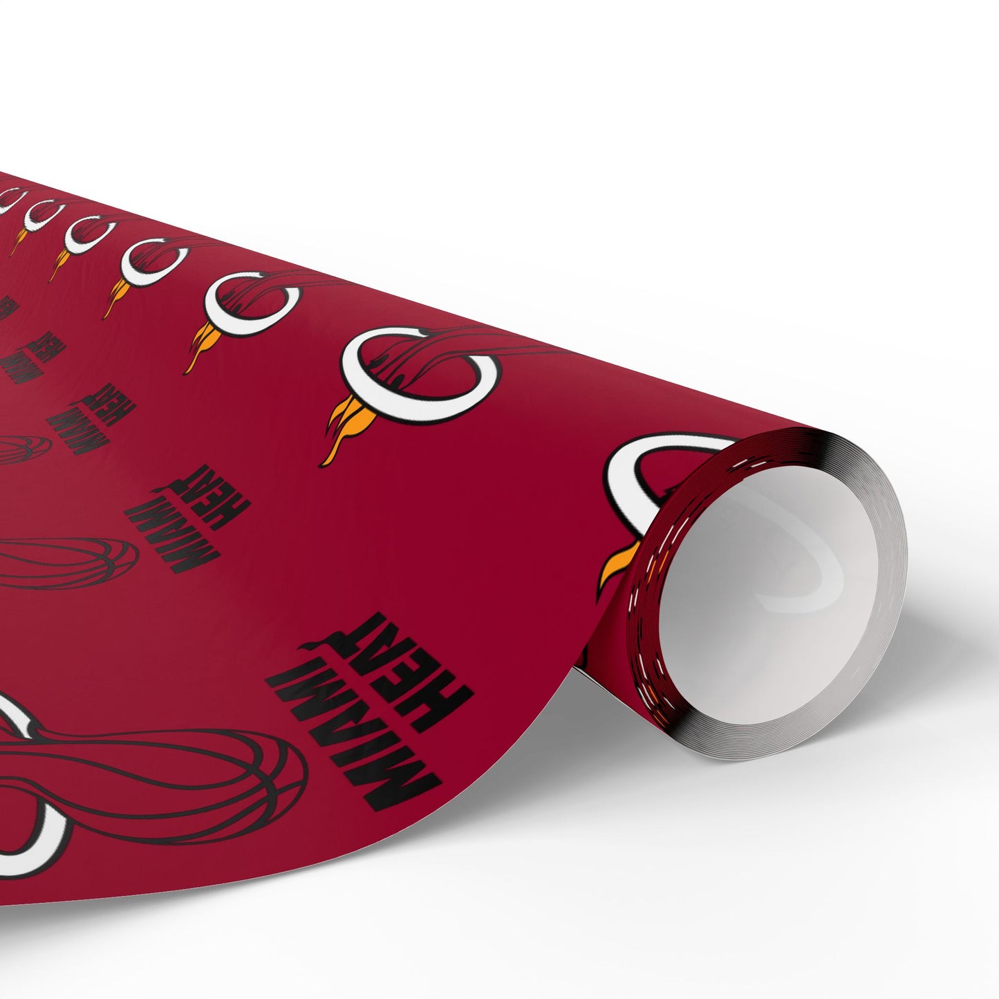 Miami Heat NBA Holiday Gift Wrapping Paper