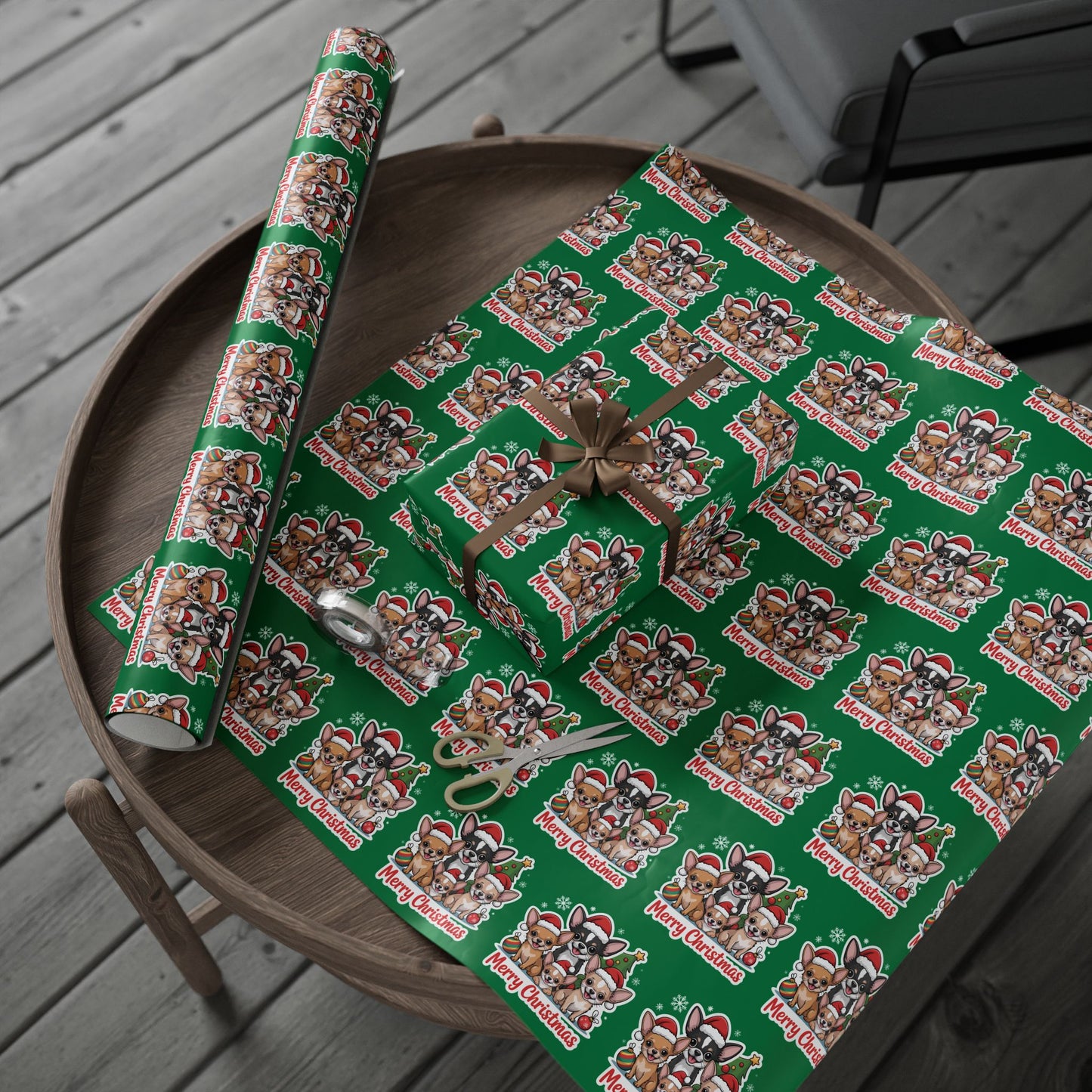Chihuahua Merry Christmas Wrapping Paper