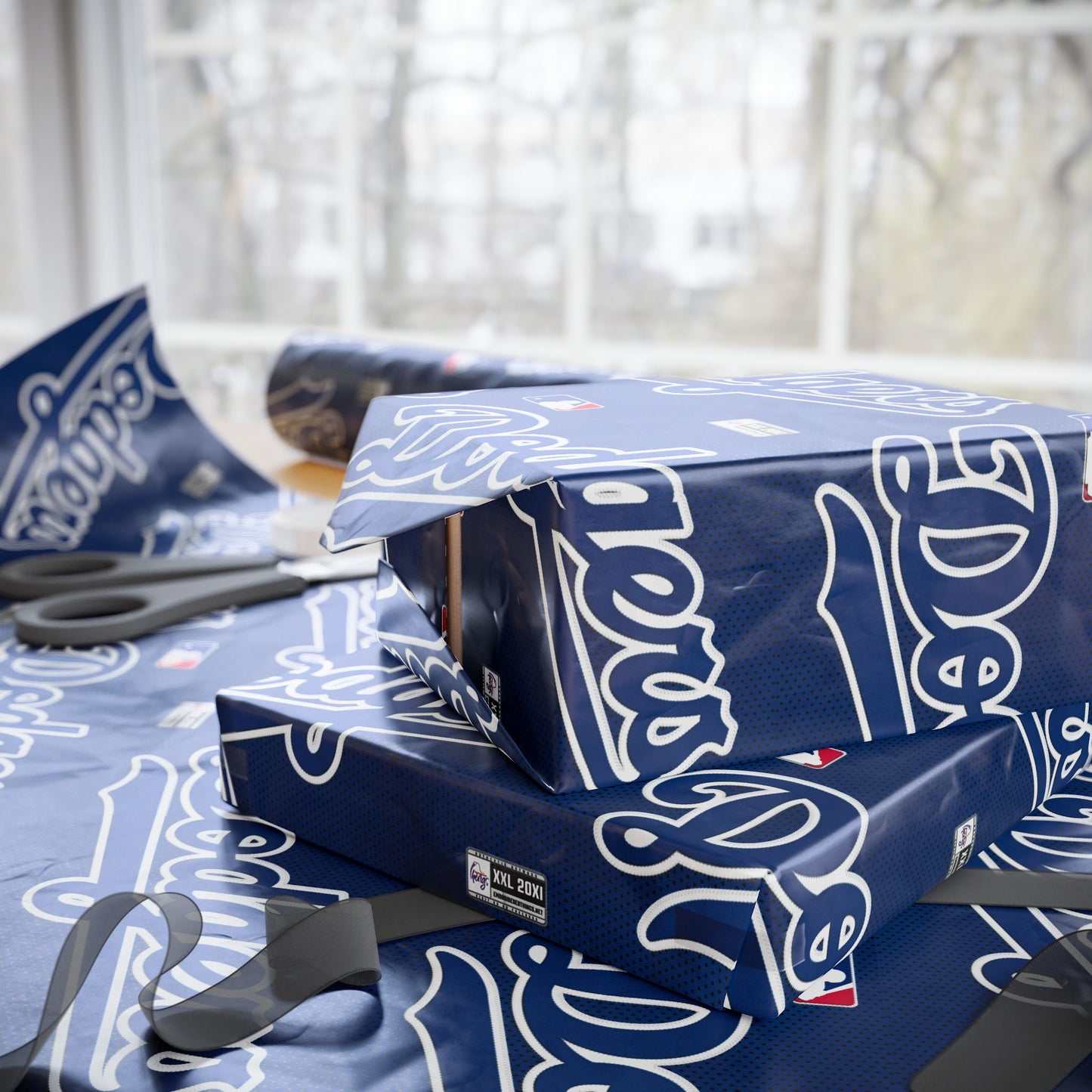 Los Angeles Dodgers MLB Gift Wrapping Paper